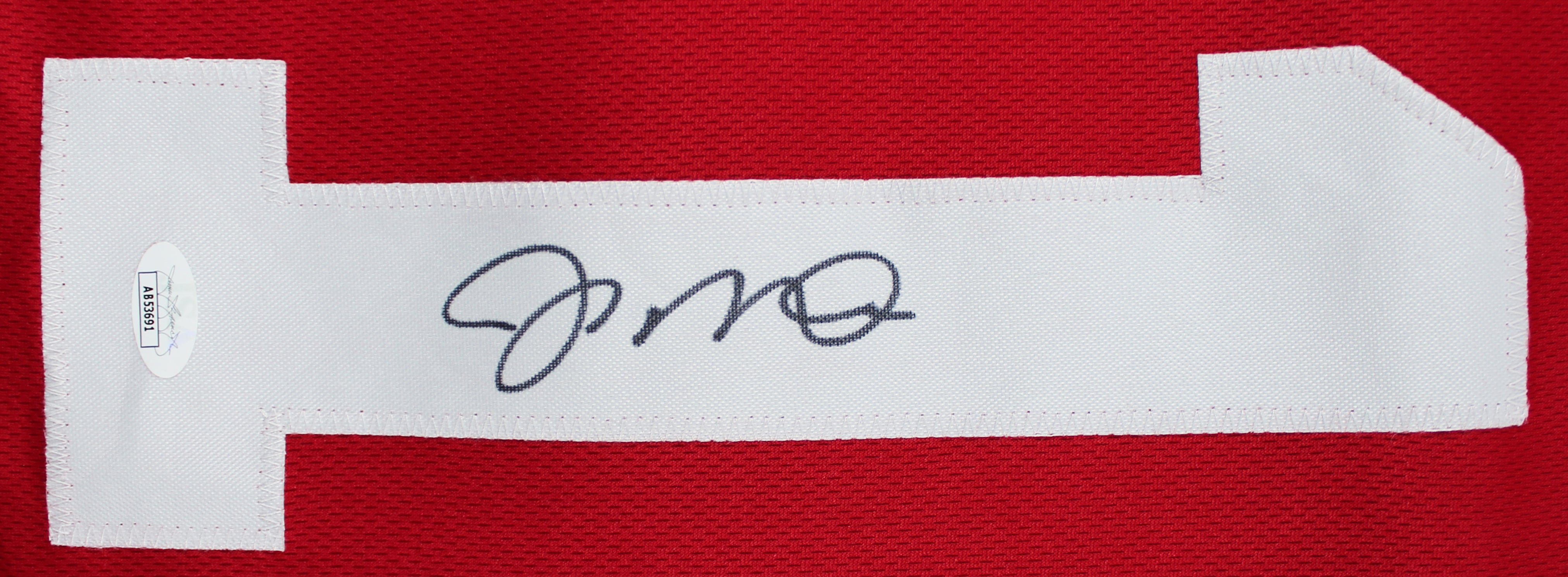 Joe Montana Authentic Signed Red Pro Style Jersey Autographed JSA or BAS