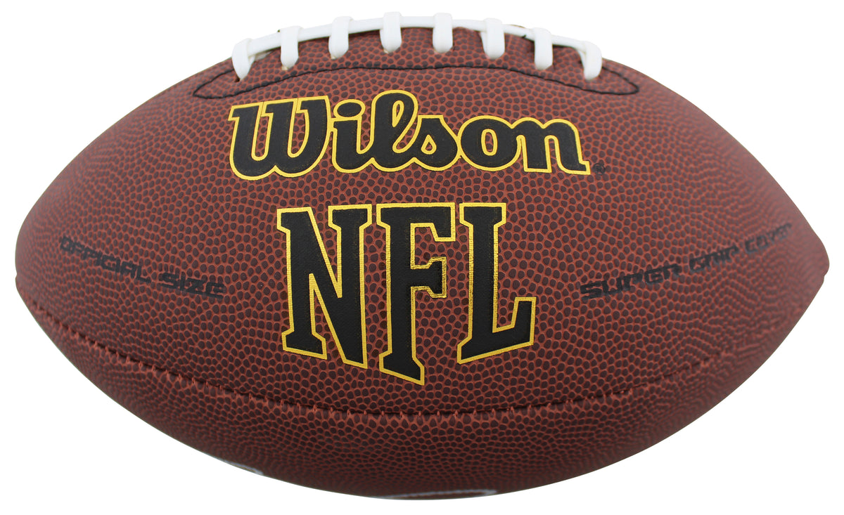 Browns Denzel Ward Authentic Signed Wilson Super Grip Nfl Football BAS Witnessed