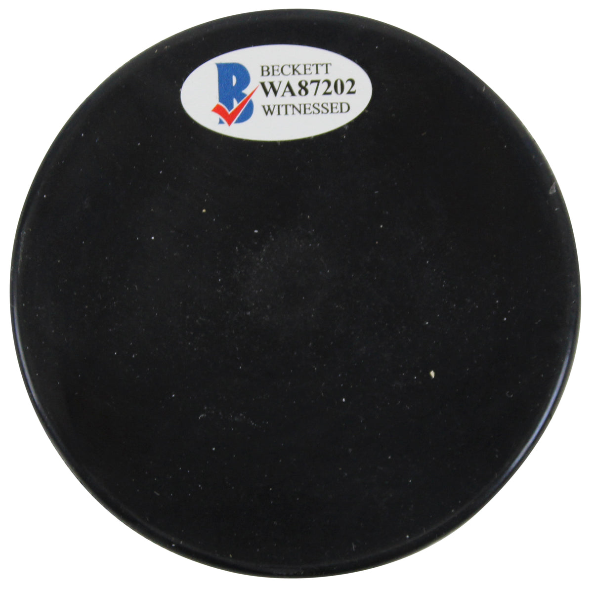 Stars Mike Modano "HOF 2014" Signed USA Hockey Logo Puck BAS Witnessed #WA87202