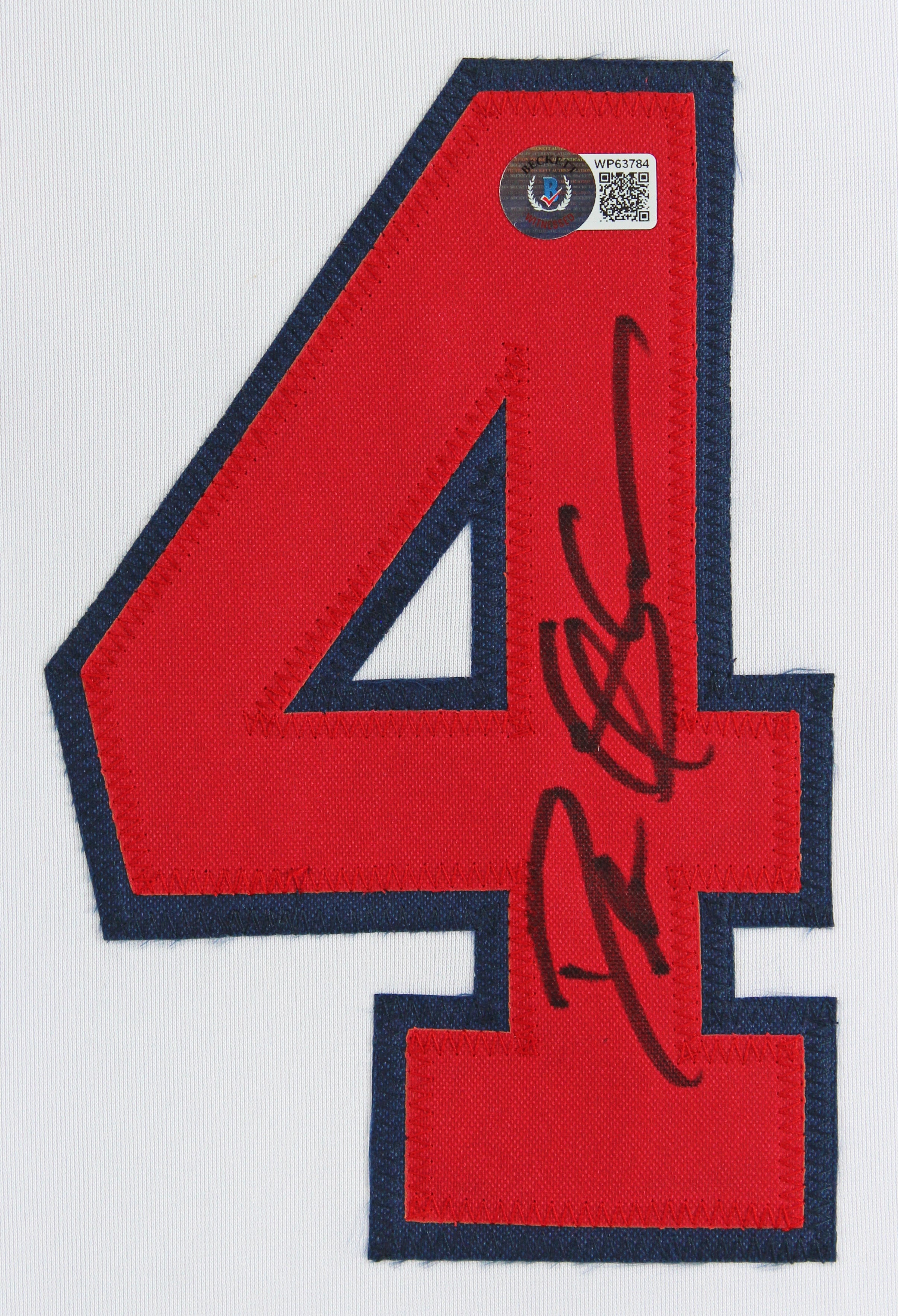 Deion Sanders Authentic Signed White Pro Style Jersey Autographed BAS Witnessed