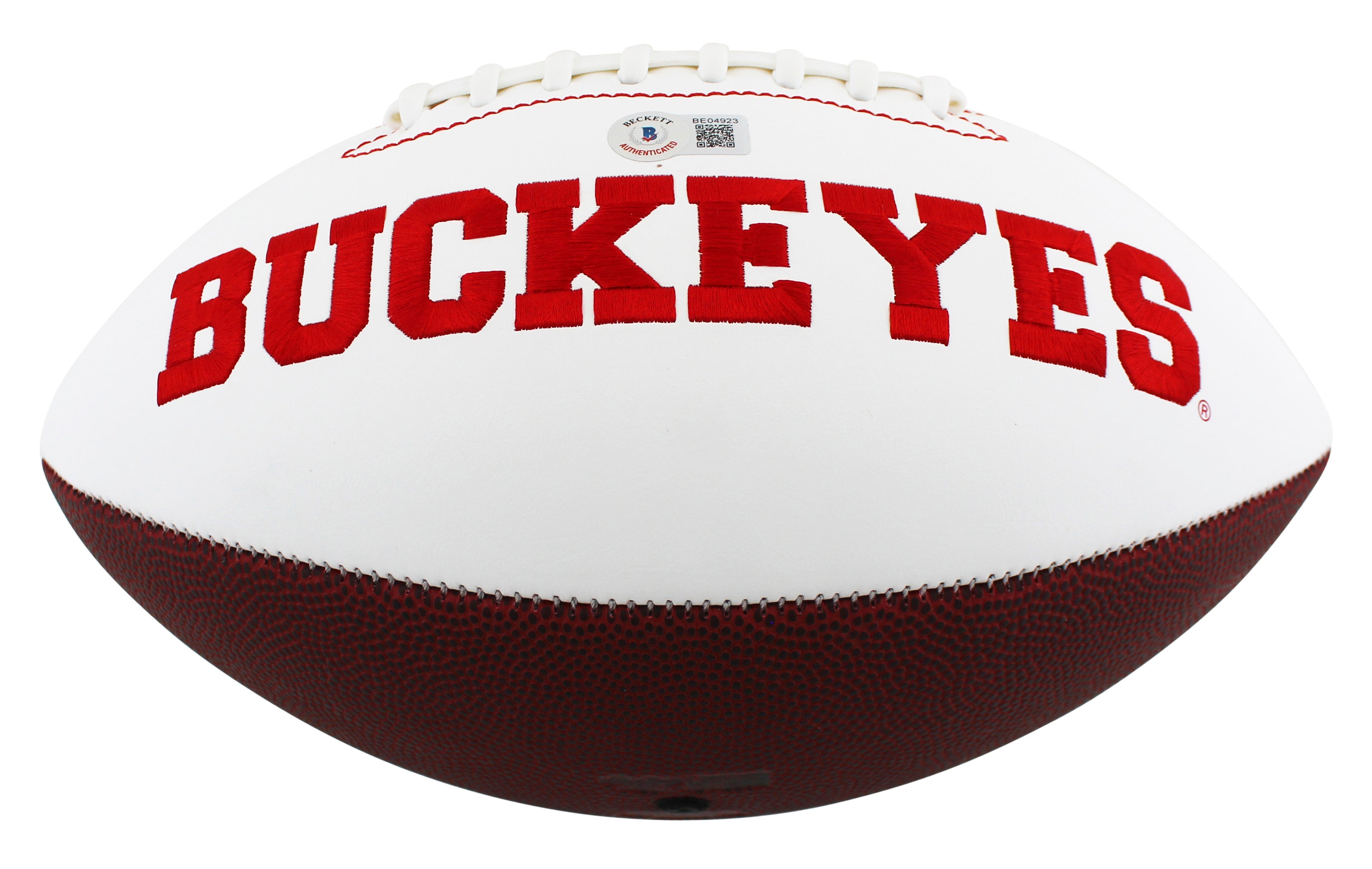 Ohio State Jaxon Smith-Njigba Authentic Signed Football W/ Case Autographed BAS