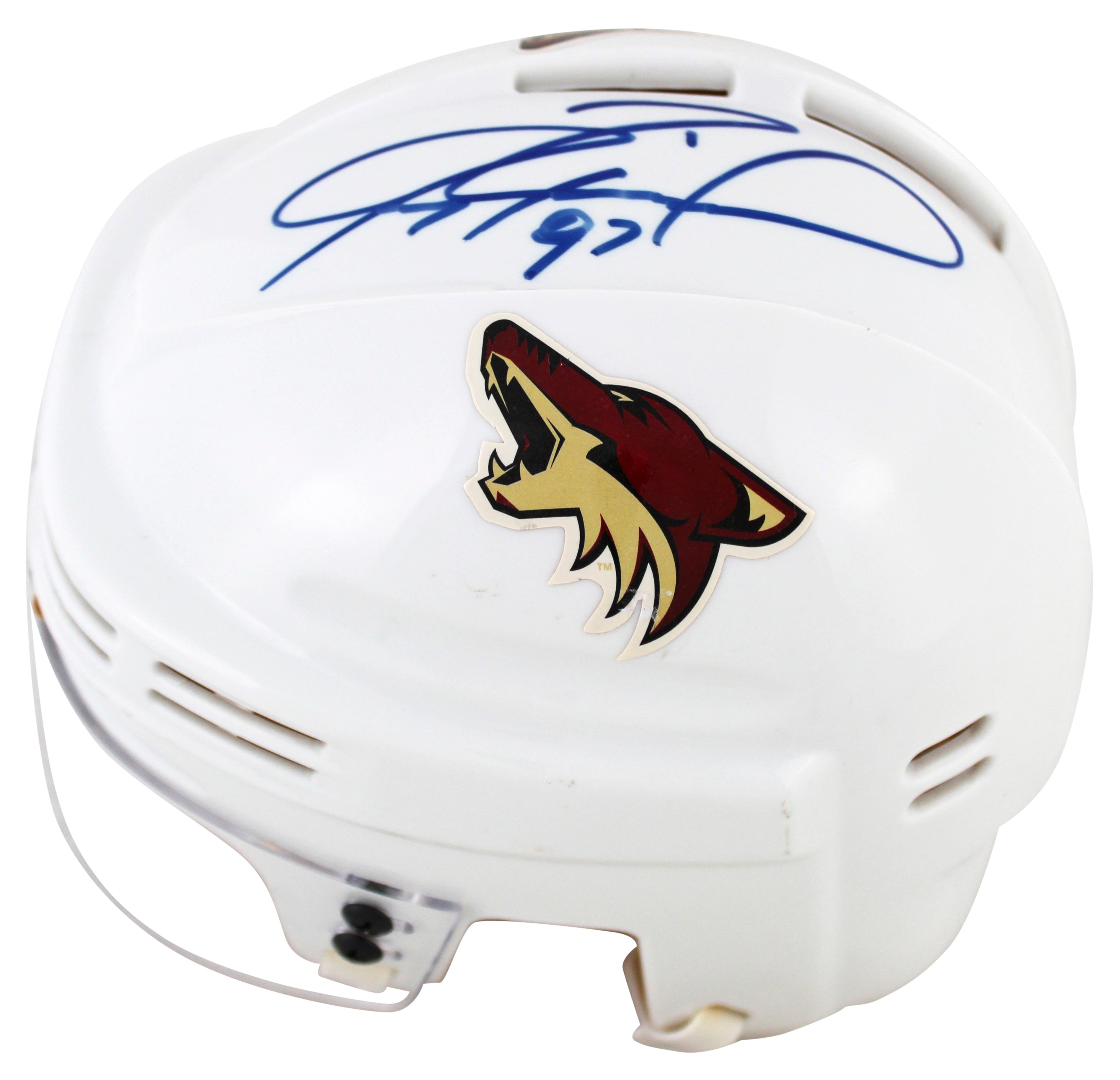 Coyotes Jeremy Roenick Authentic Signed Mini Helmet BAS #BK12655