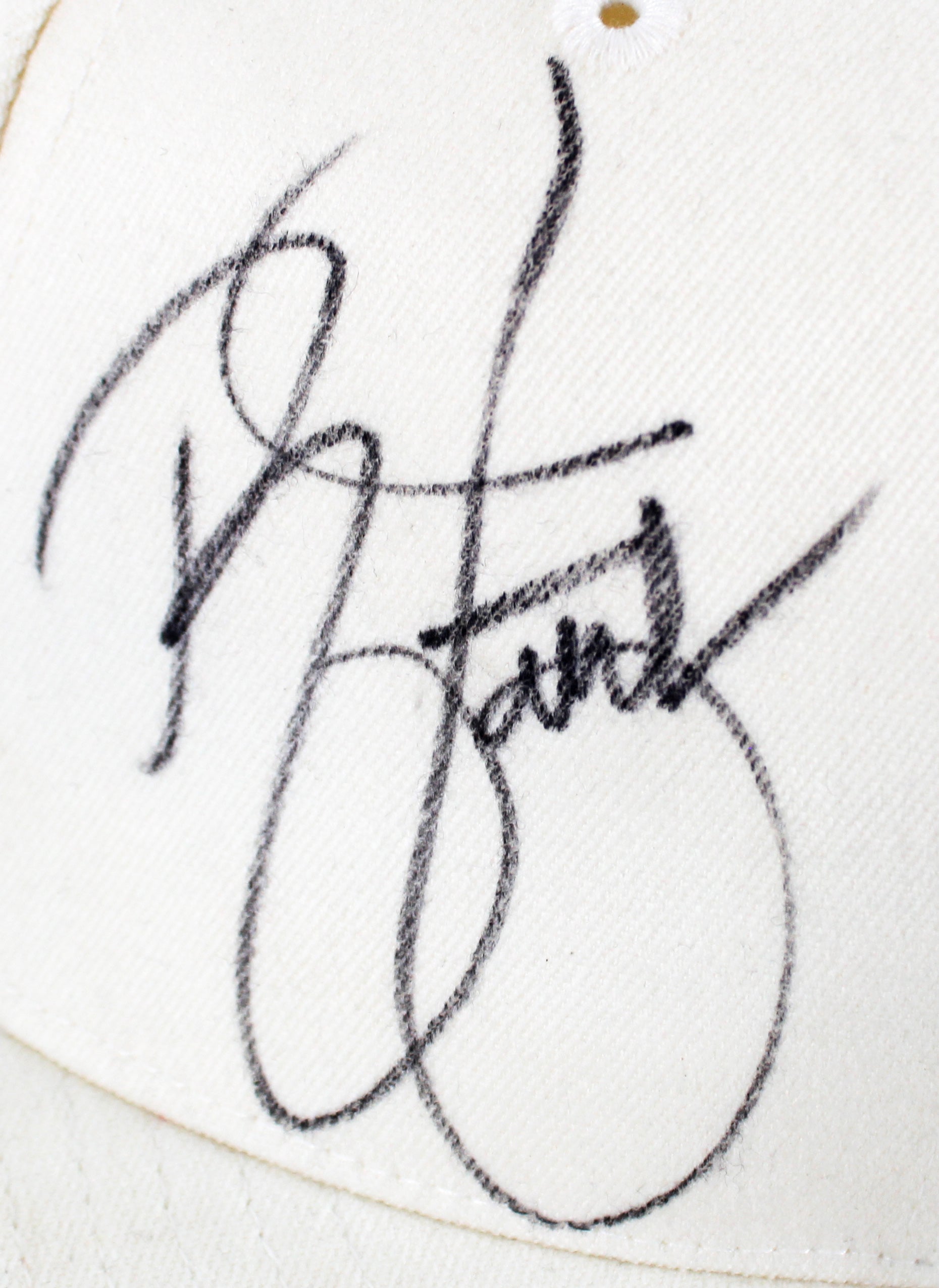 Rickie Fowler Authentic Signed White Puma Hat BAS #BK12640