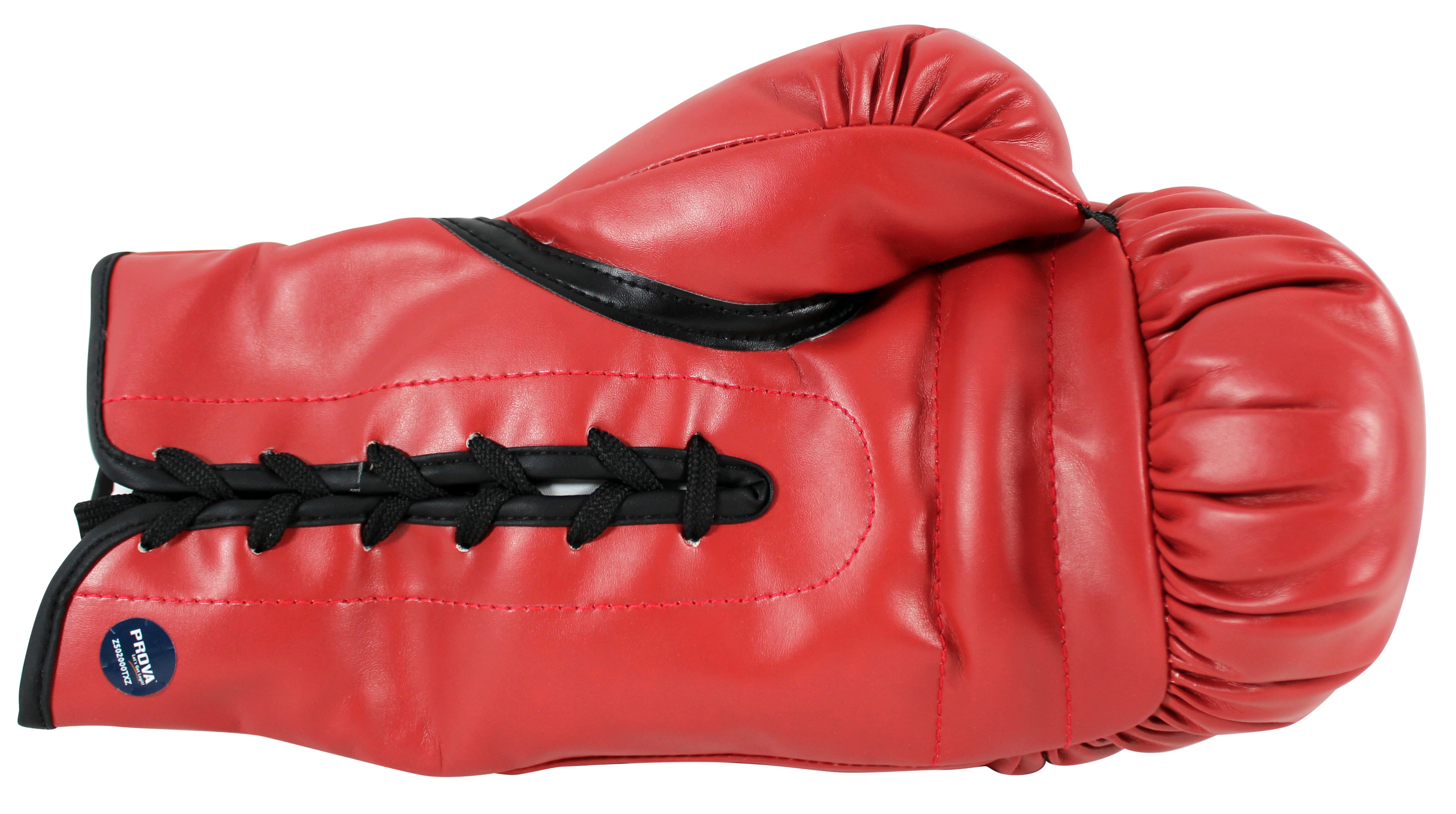 Larry Holmes Authentic Signed Left Hand Red Everlast Boxing Glove BAS Witnessed