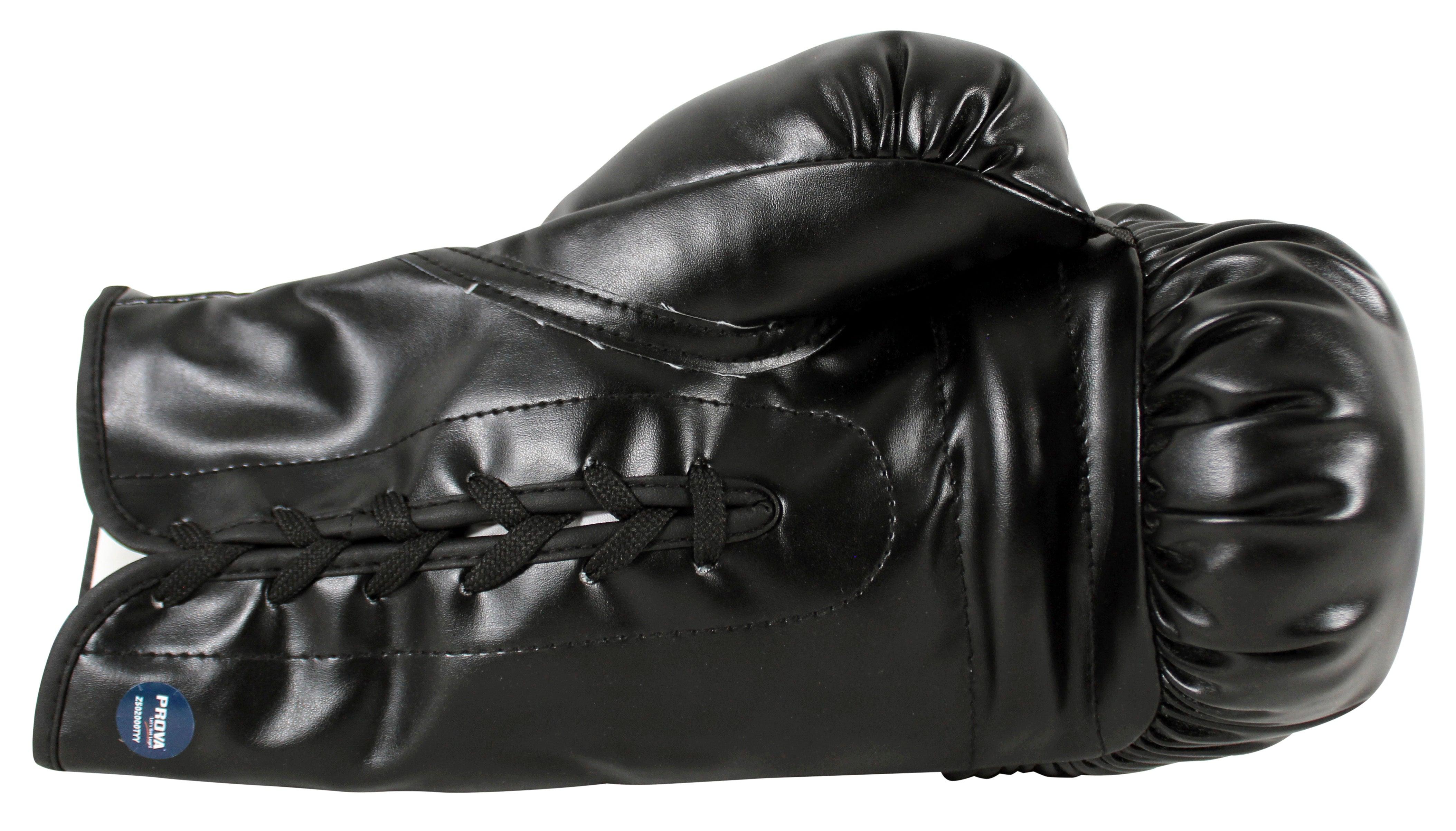 Larry Holmes Authentic Signed Left Hand Black Everlast Boxing Glove BAS Witness
