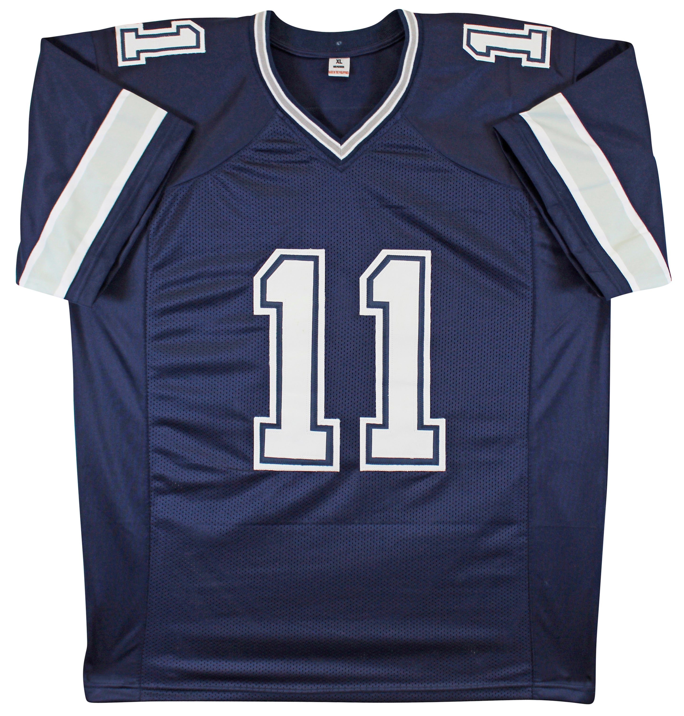 Cole Beasley Authentic Signed Navy Pro Style Jersey Autographed BAS Witnessed