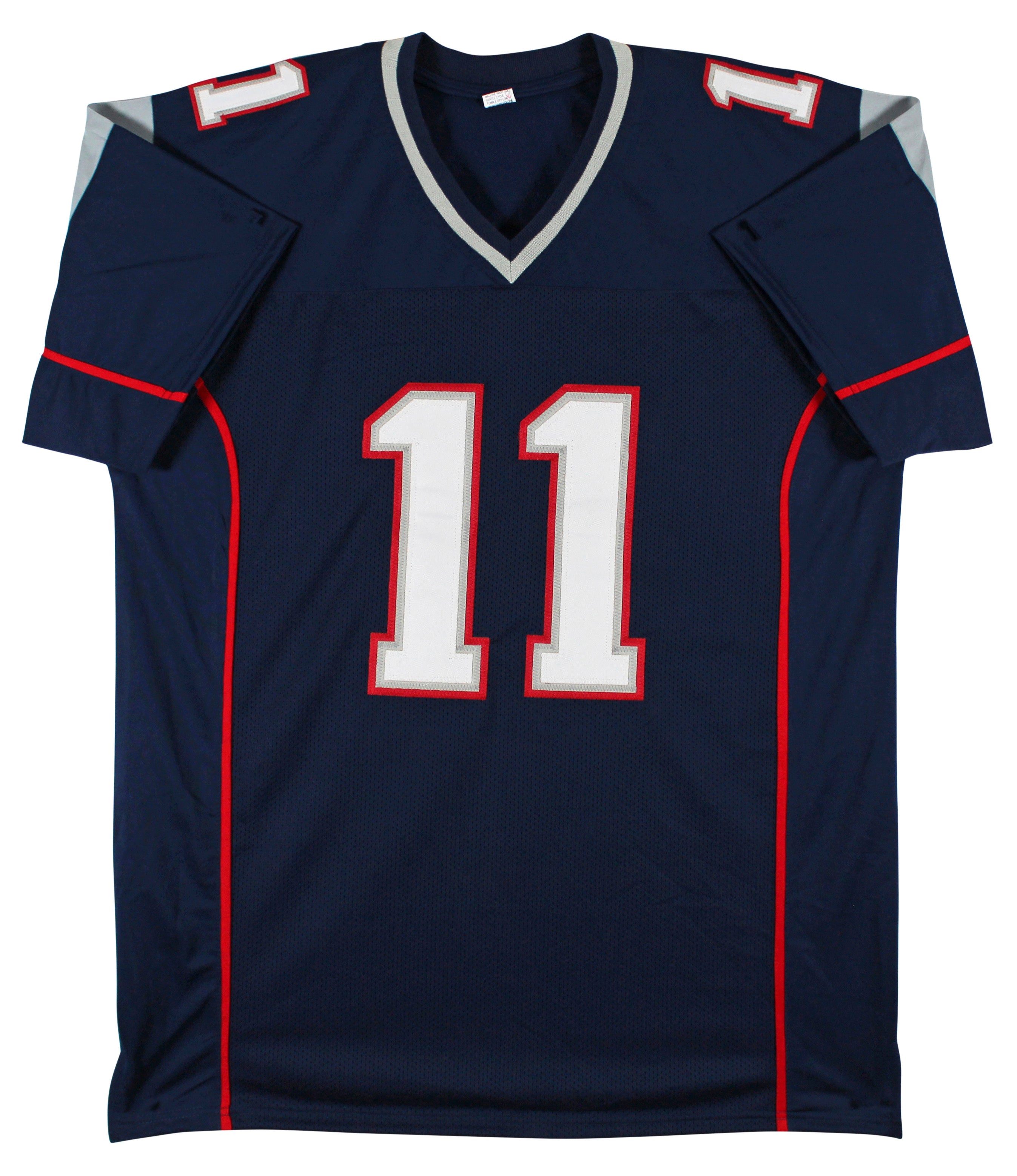 Drew Bledsoe Authentic Signed Navy Blue Pro Style Jersey BAS Witnessed