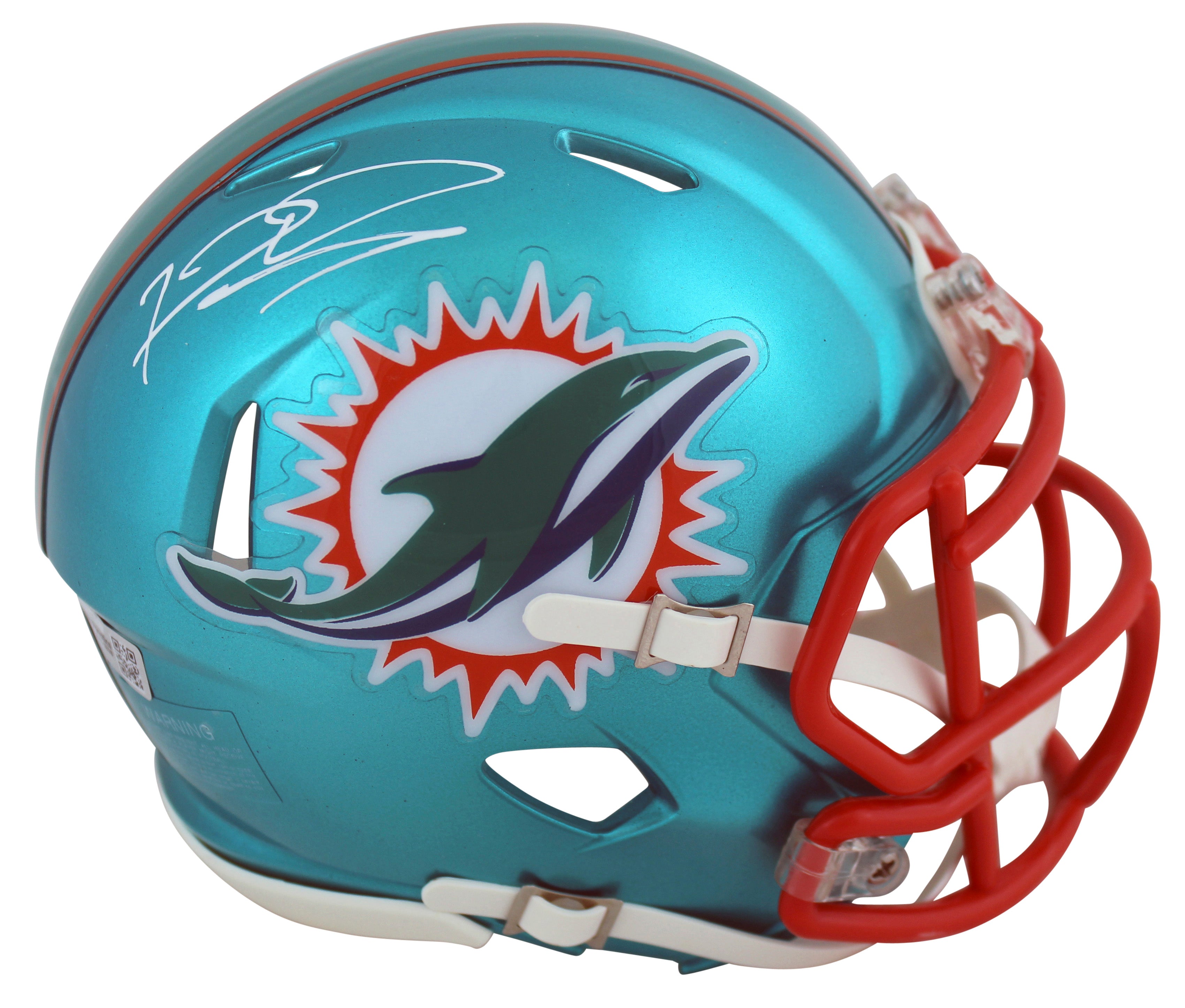 Dolphins Tua Tagovailoa Authentic Signed Flash Speed Mini Helmet Fanatics COA