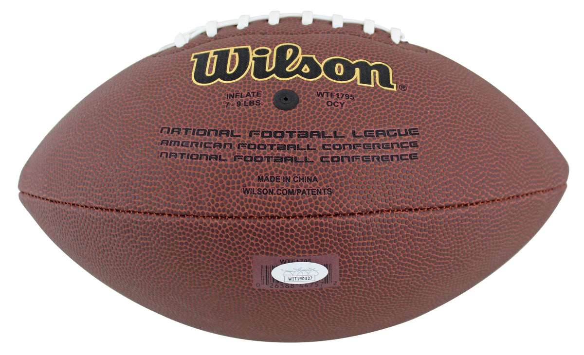 Eagles Brian Dawkins Authentic Signed Super Grip Nfl Football JSA Witnessed