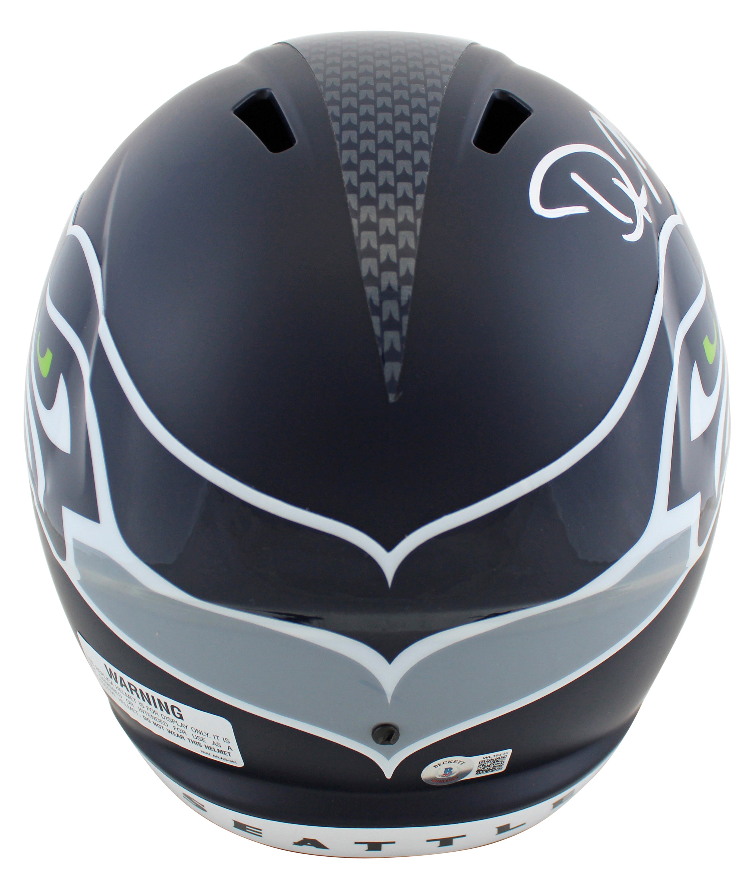 Seahawks DK Metcalf Authentic Signed Full Size Speed Rep Helmet BAS