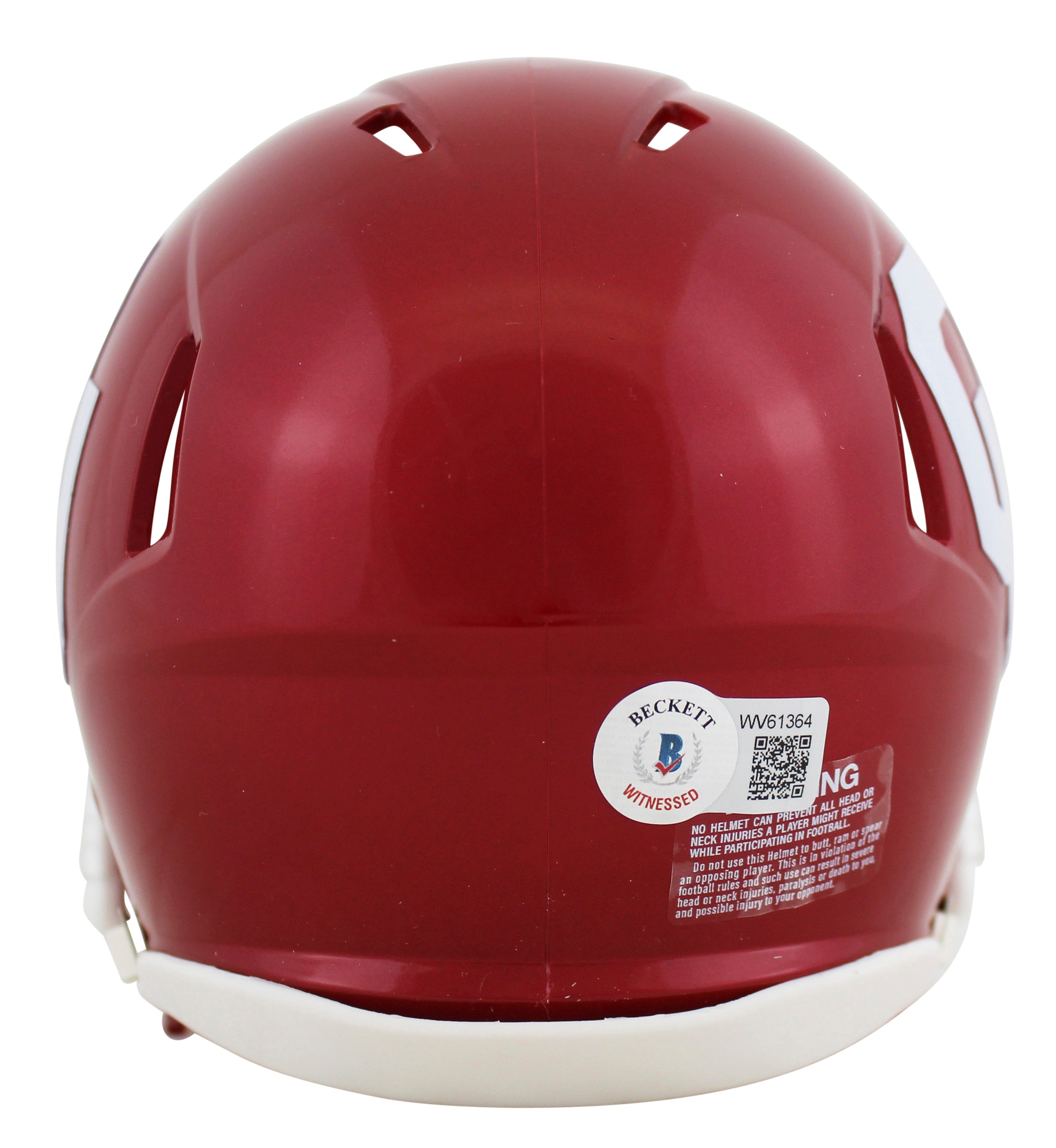 Oklahoma Roy Williams Authentic Signed Speed Mini Helmet BAS Witnessed