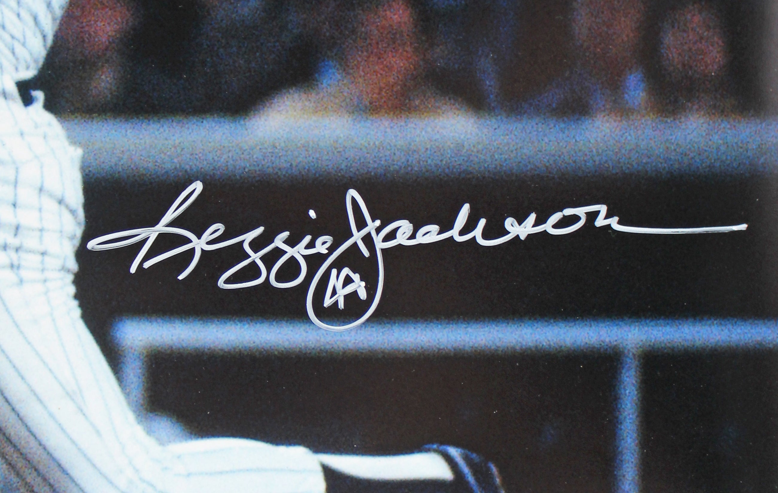 Yankees Reggie Jackson Authentic Signed 16x20 1977 World Series Photo BAS