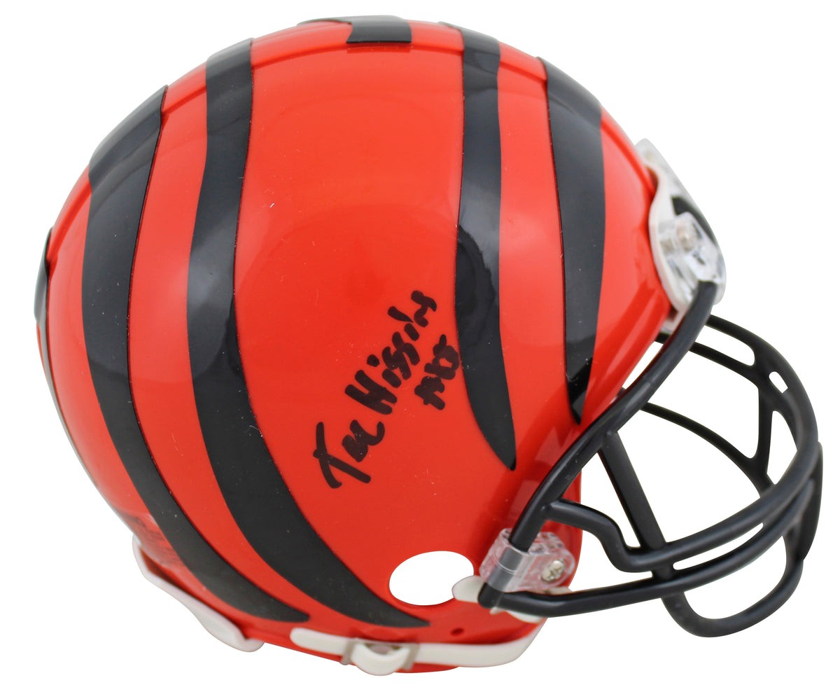 Bengals Tee Higgins Authentic Signed Rep Mini Helmet Autographed BAS Witnessed