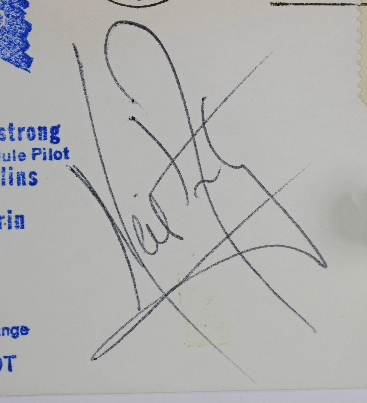Neil Armstrong Apollo 11 Signed First Day Cover Postmarked July 16, 1969 PSA/DNA
