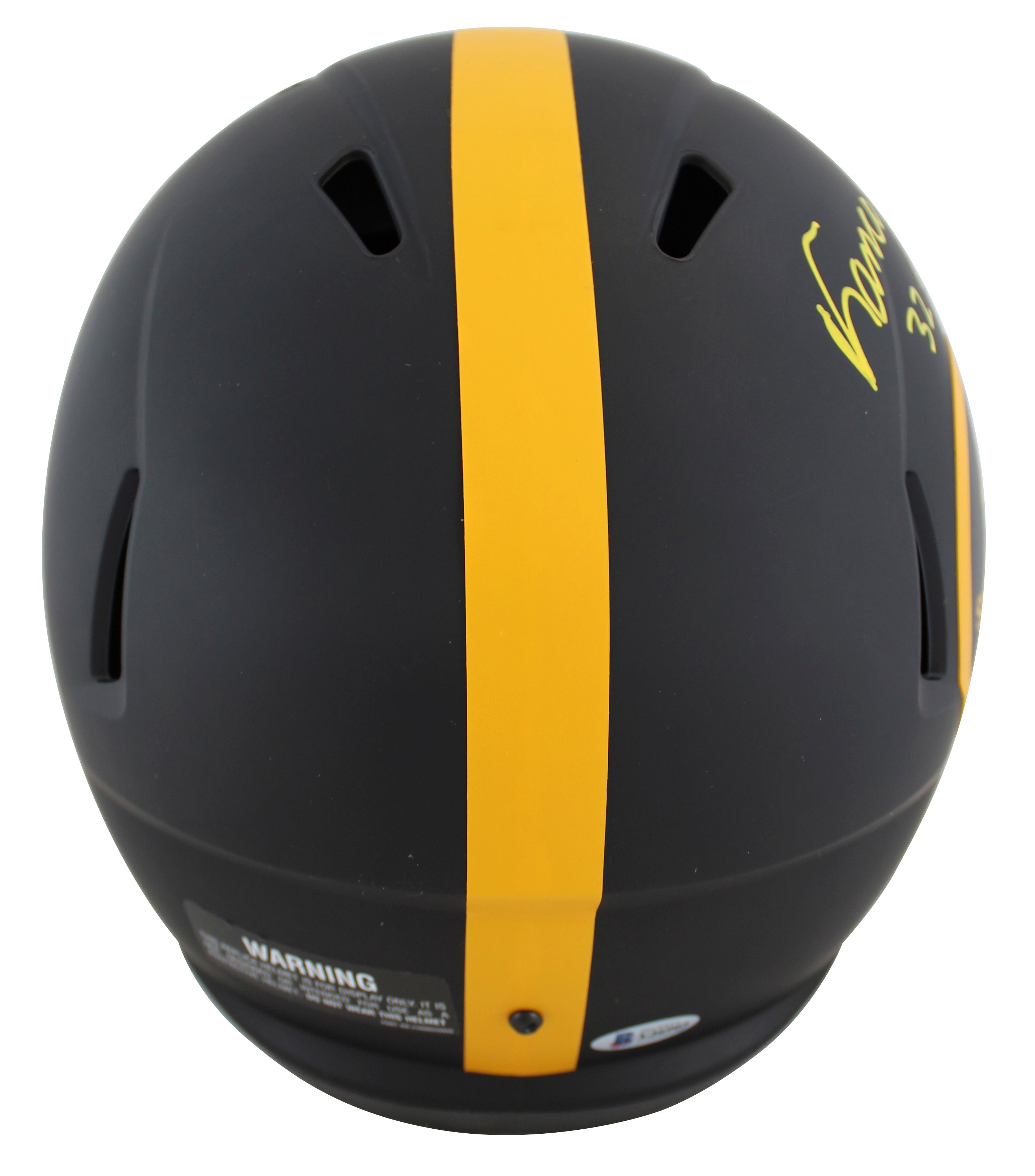 Steelers Franco Harris Signed Eclipse Full Size Speed Rep Helmet BAS Witnessed