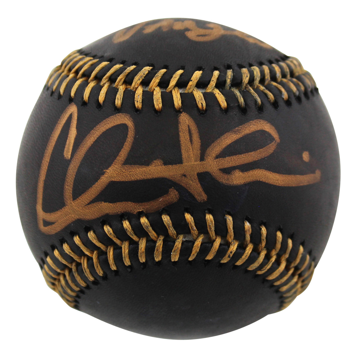 Charlie Sheen Major League "Vaughn" Signed Black Oml Baseball BAS Wit #I38452
