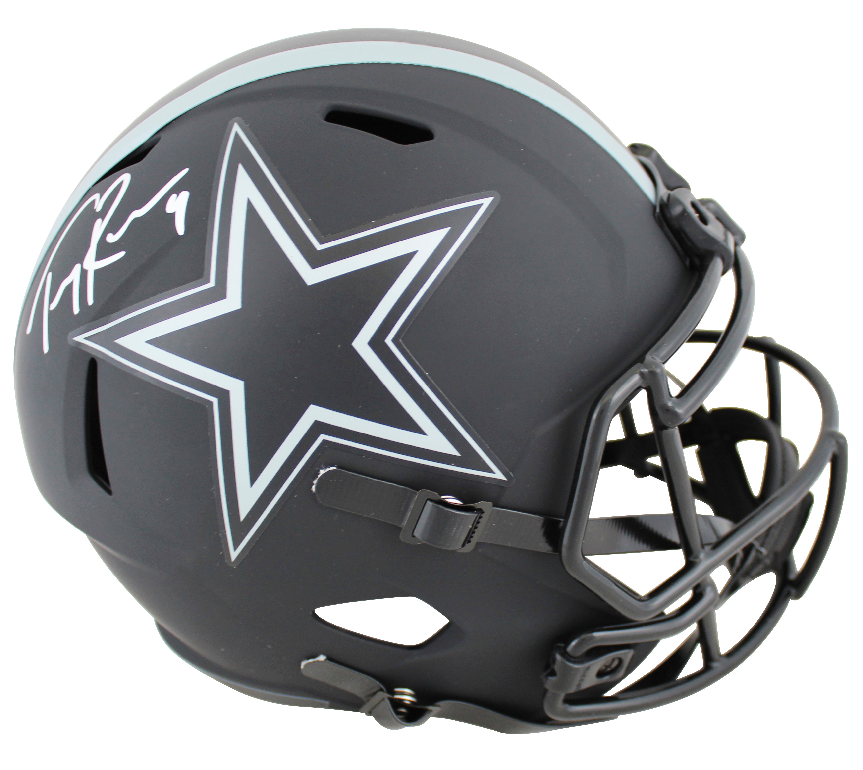 Cowboys Tony Romo Signed Eclipse Full Size Speed Rep Helmet BAS Witnessed