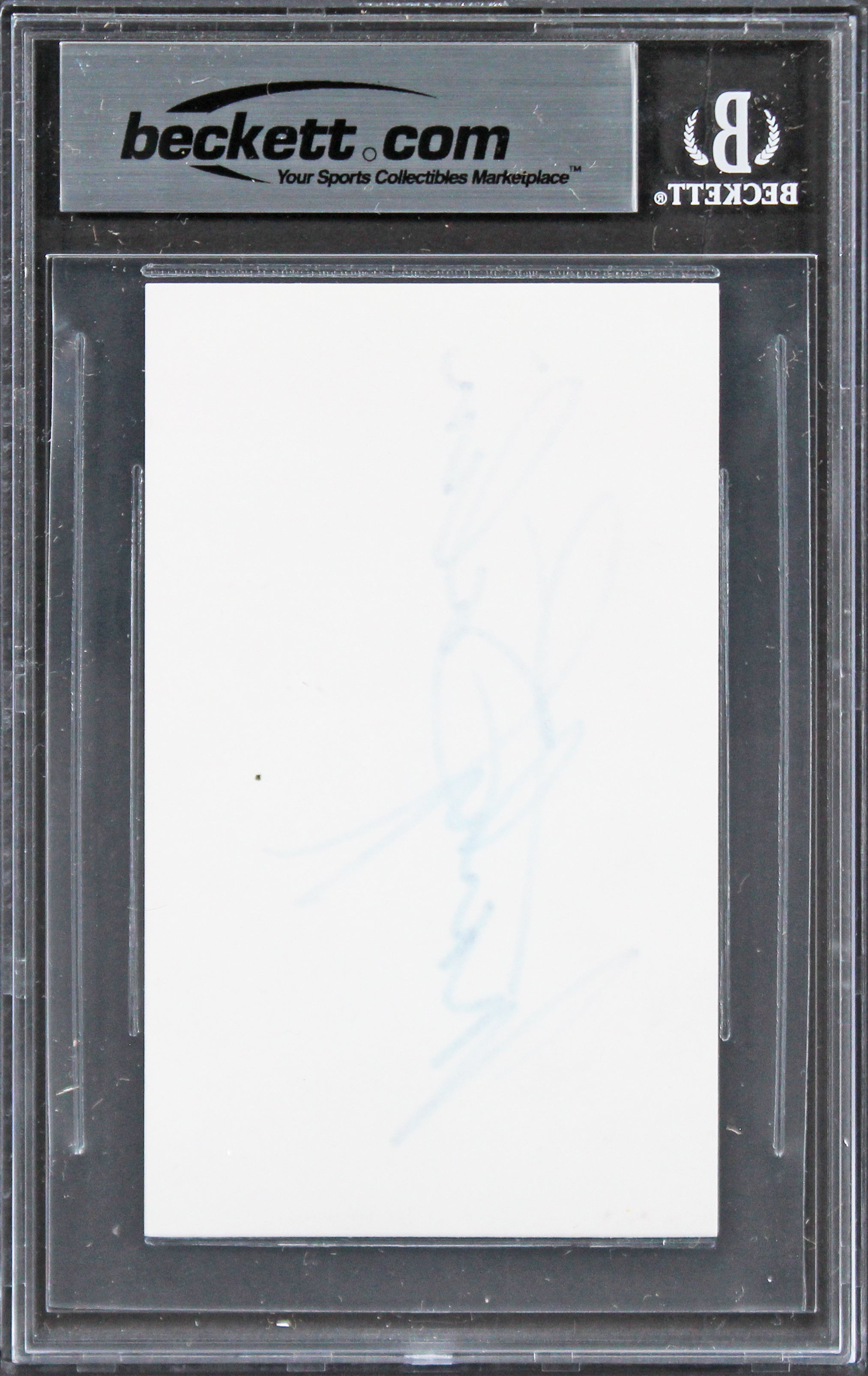 Marty Balin Jefferson Airplane Signed 3x5 Index Card Auto Grade 10 BAS Slabbed 2
