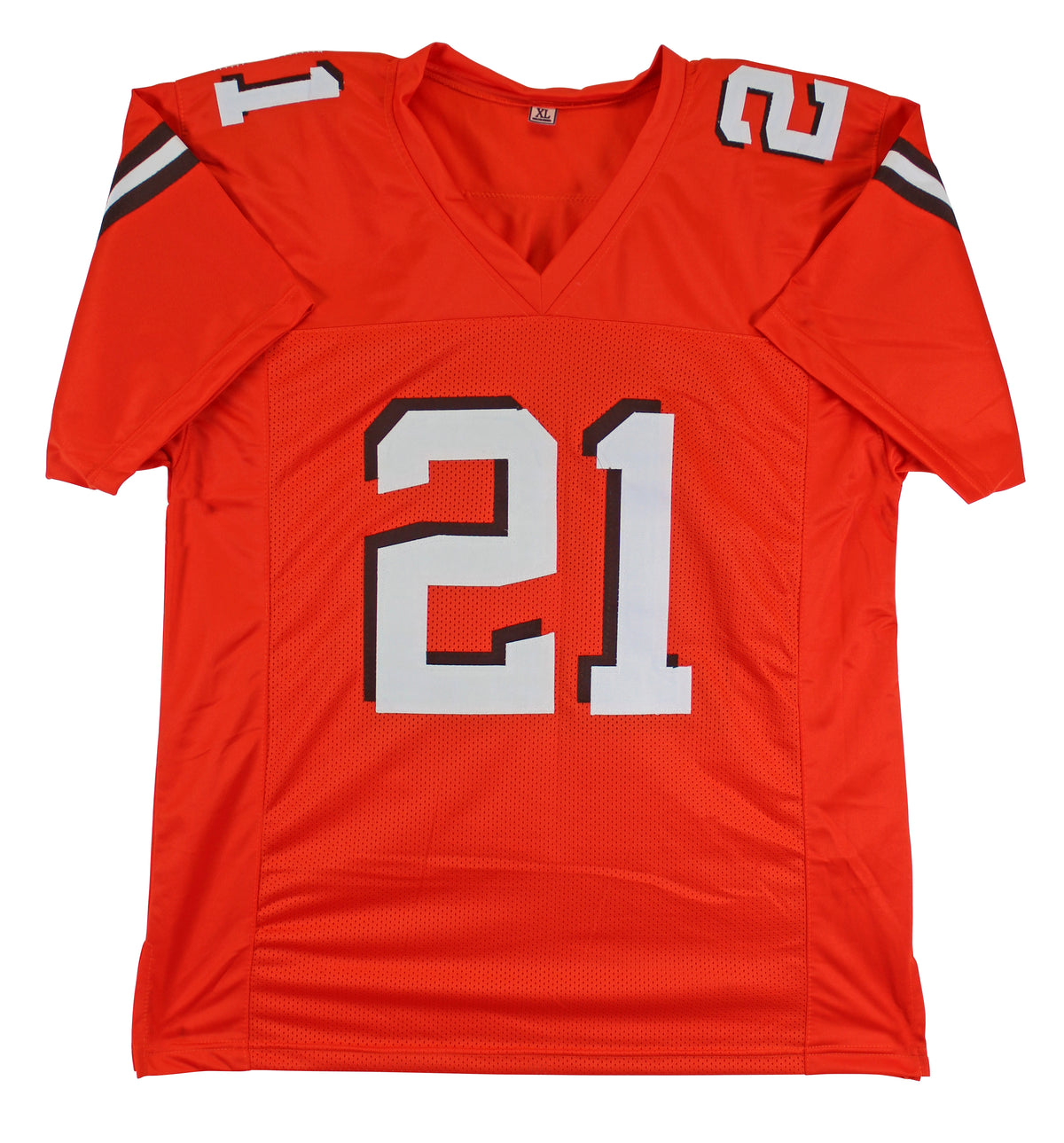 Denzel Ward Authentic Signed Orange Pro Style Jersey Autographed JSA Witnessed