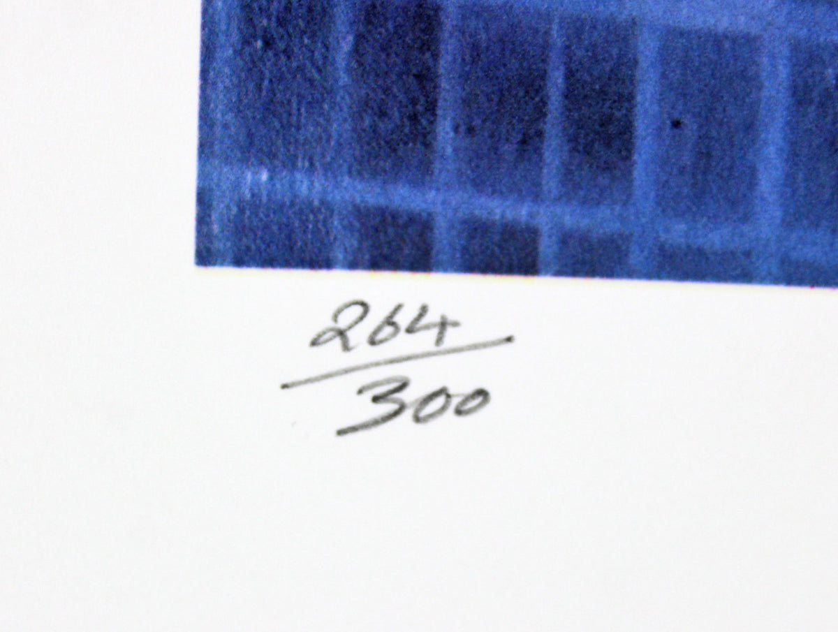 Jimmy Page Led Zeppelin Signed 30x33 LE Artist Print Litho #264/300 BAS #A68030