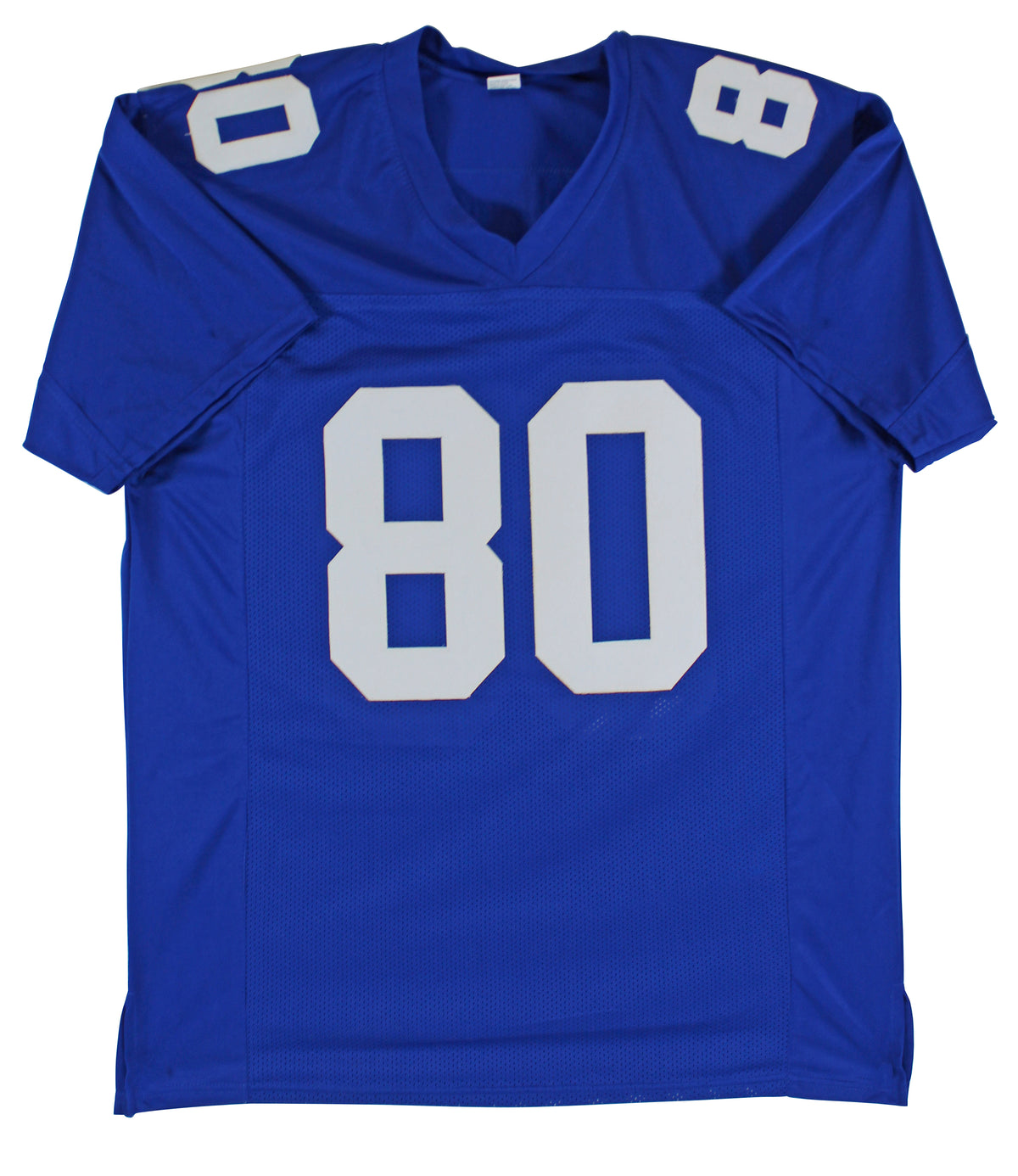 Jeremy Shockey Authentic Signed Blue Pro Style Jersey Autographed BAS Witnessed