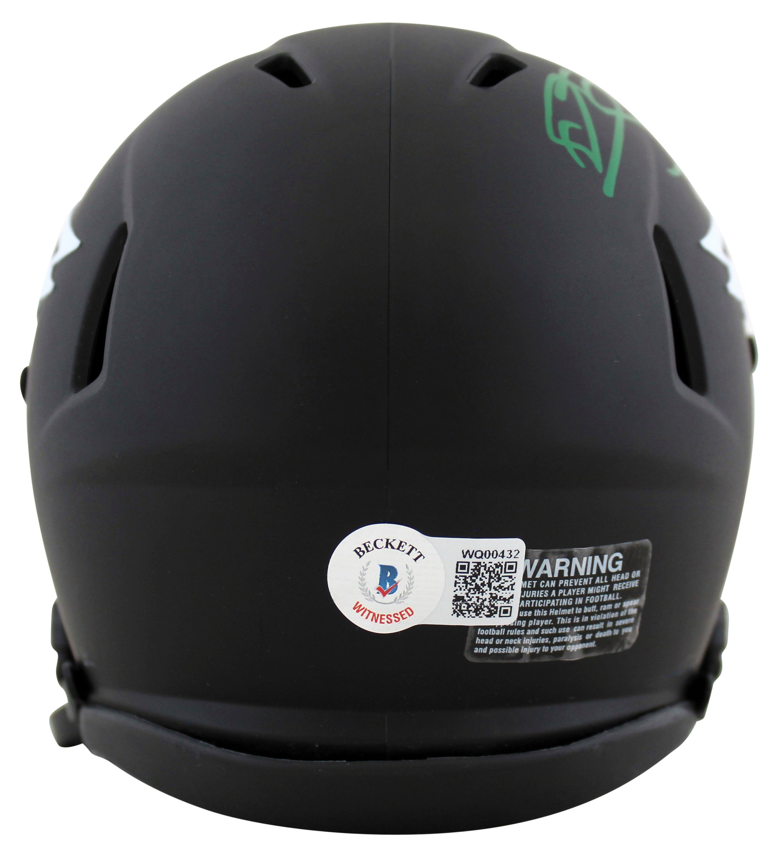 Eagles Donovan McNabb Authentic Signed Eclipse Speed Mini Helmet BAS Witnessed