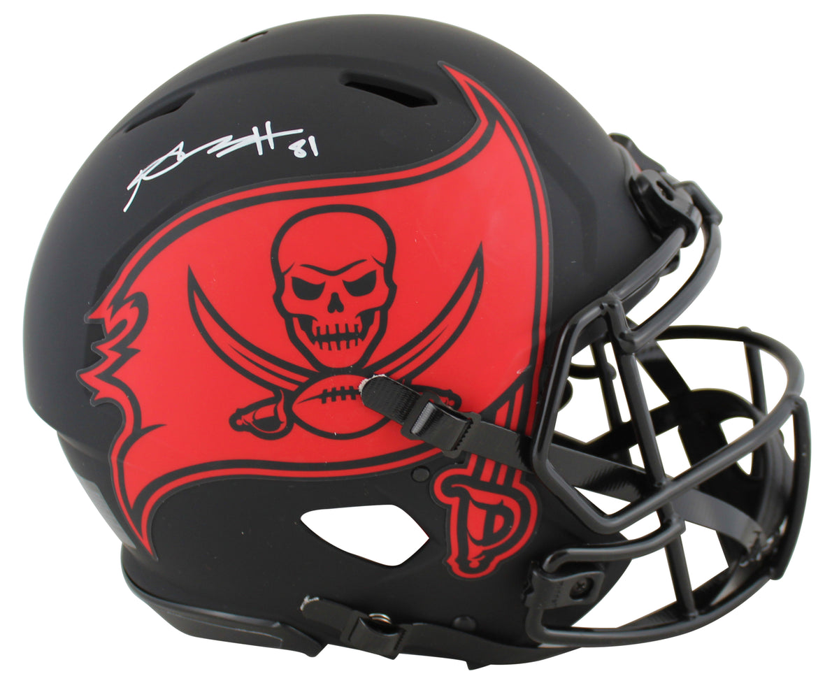 Buccaneers Antonio Brown Signed Eclipse Full Size Speed Proline Helmet JSA Wit