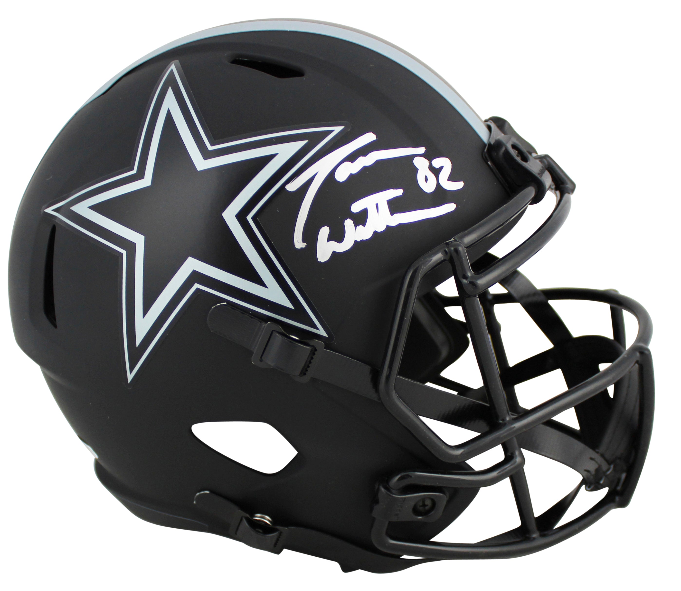 Cowboys Jason Witten Signed Eclipse Full Size Speed Rep Helmet BAS Witnessed