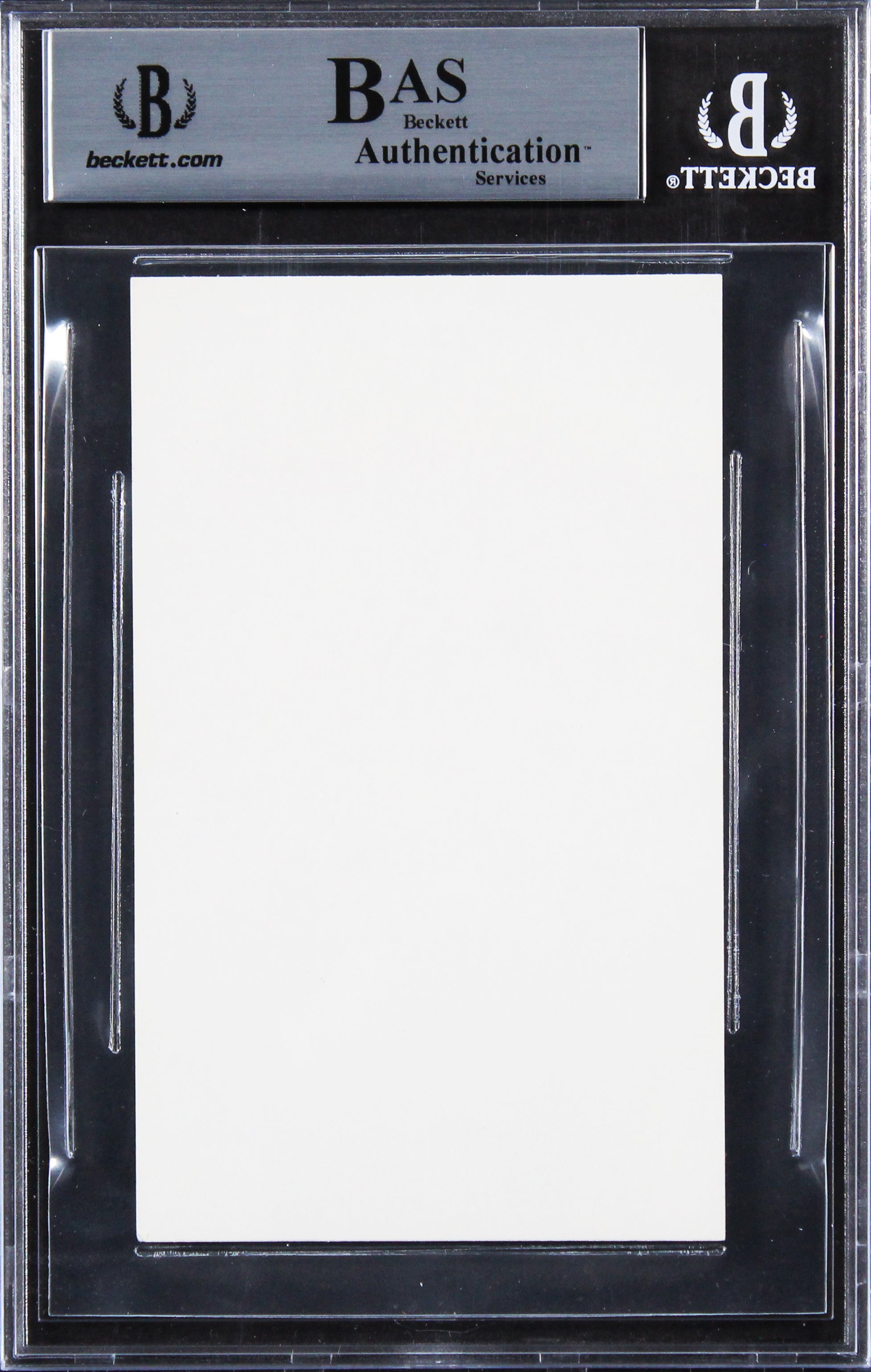 Isiah Thomas Authentic Signed 3x5 Index Card Autographed BAS Slabbed