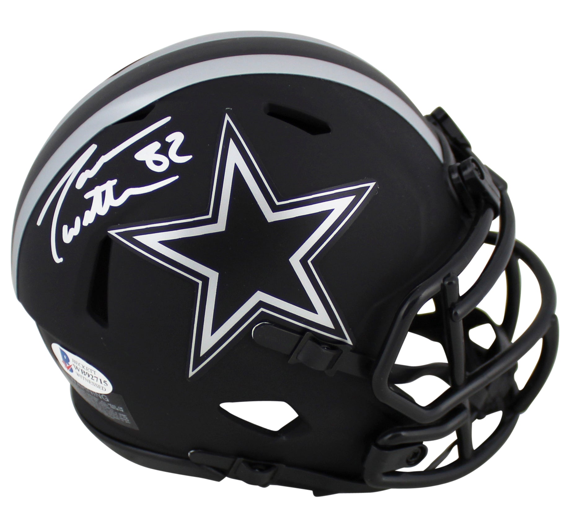 Cowboys Jason Witten Authentic Signed Eclipse Speed Mini Helmet BAS Witnessed