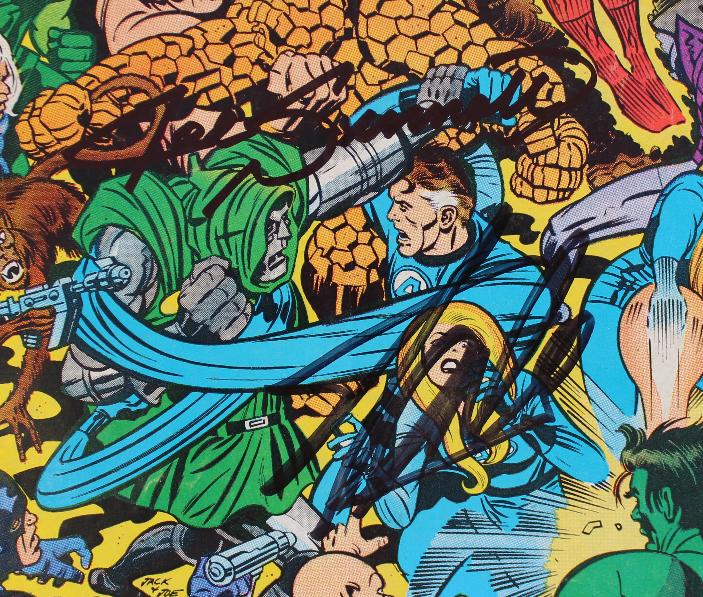 Stan Lee & Joe Sinnott Authentic Signed Fantastic Four #100 Comic JSA #XX05173