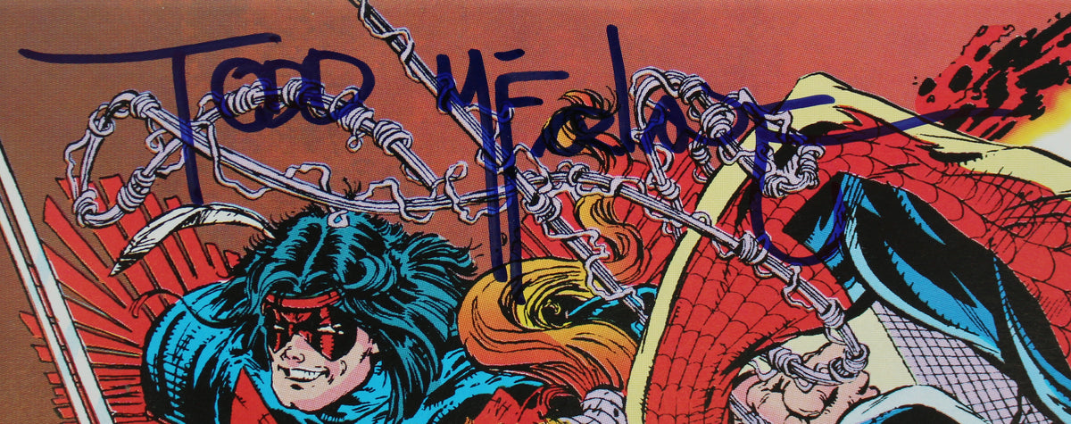 Stan Lee & Todd McFarlane Signed X-Force Joins Spider-Man #16 Comic JSA #XX05171