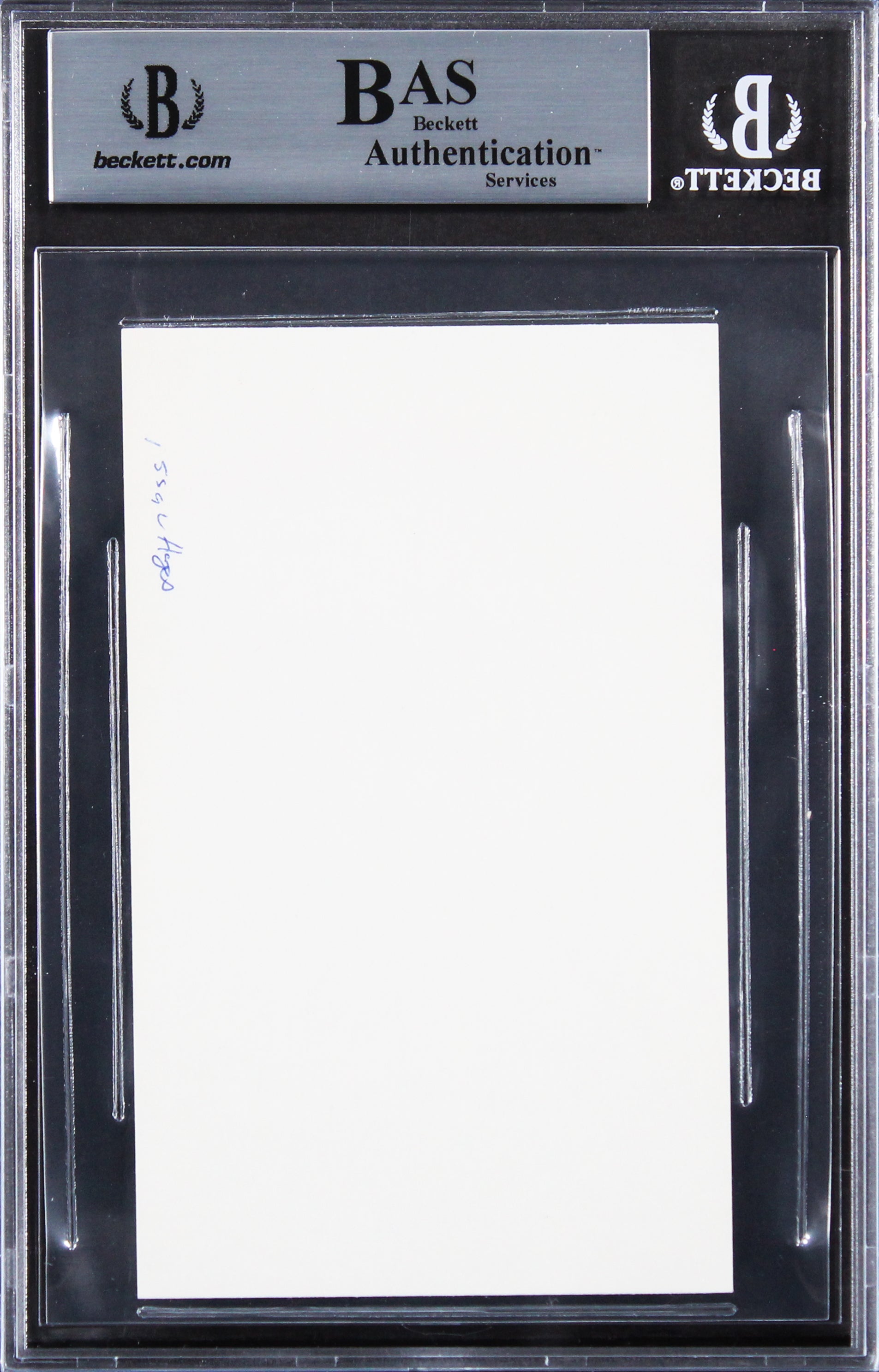 Isaac Hayes South Park Authentic Signed 3x5 Index Card Autographed BAS Slabbed