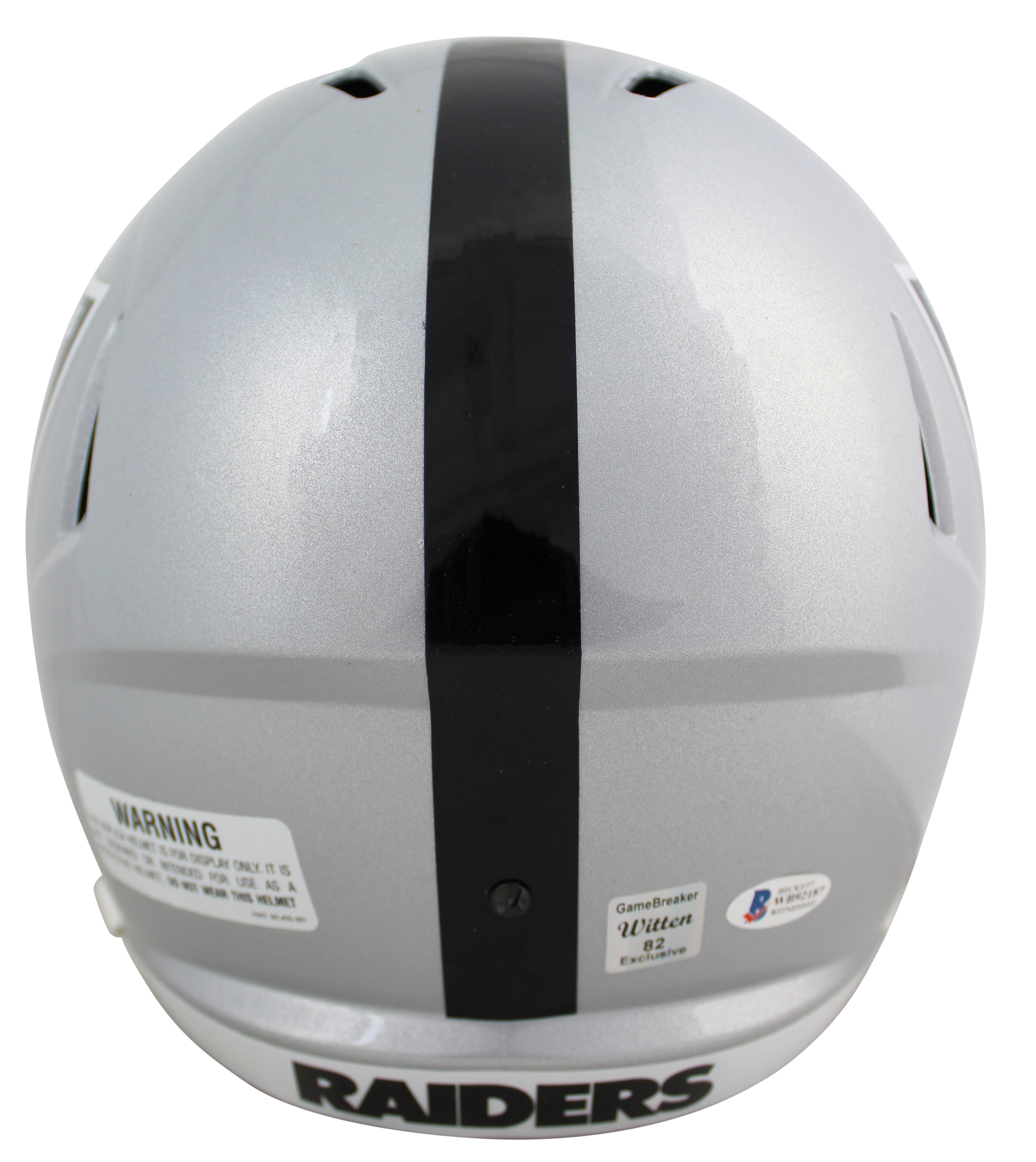 Raiders Jason Witten Authentic Signed Full Size Speed Rep Helmet BAS Witnessed