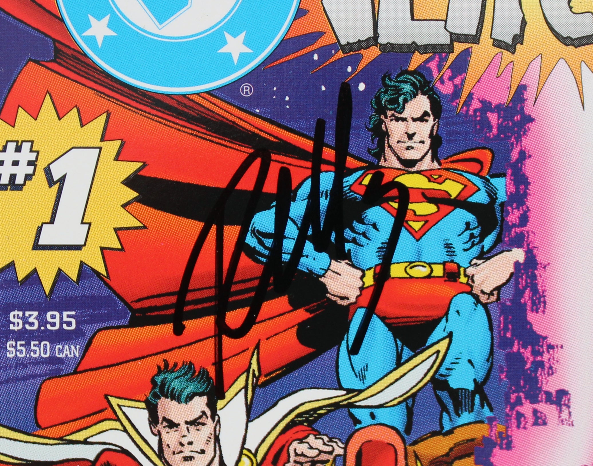 (3) Stan Lee, Jurgens & Marz Signed DC Versus Marvel #1 Comic JSA #XX05188