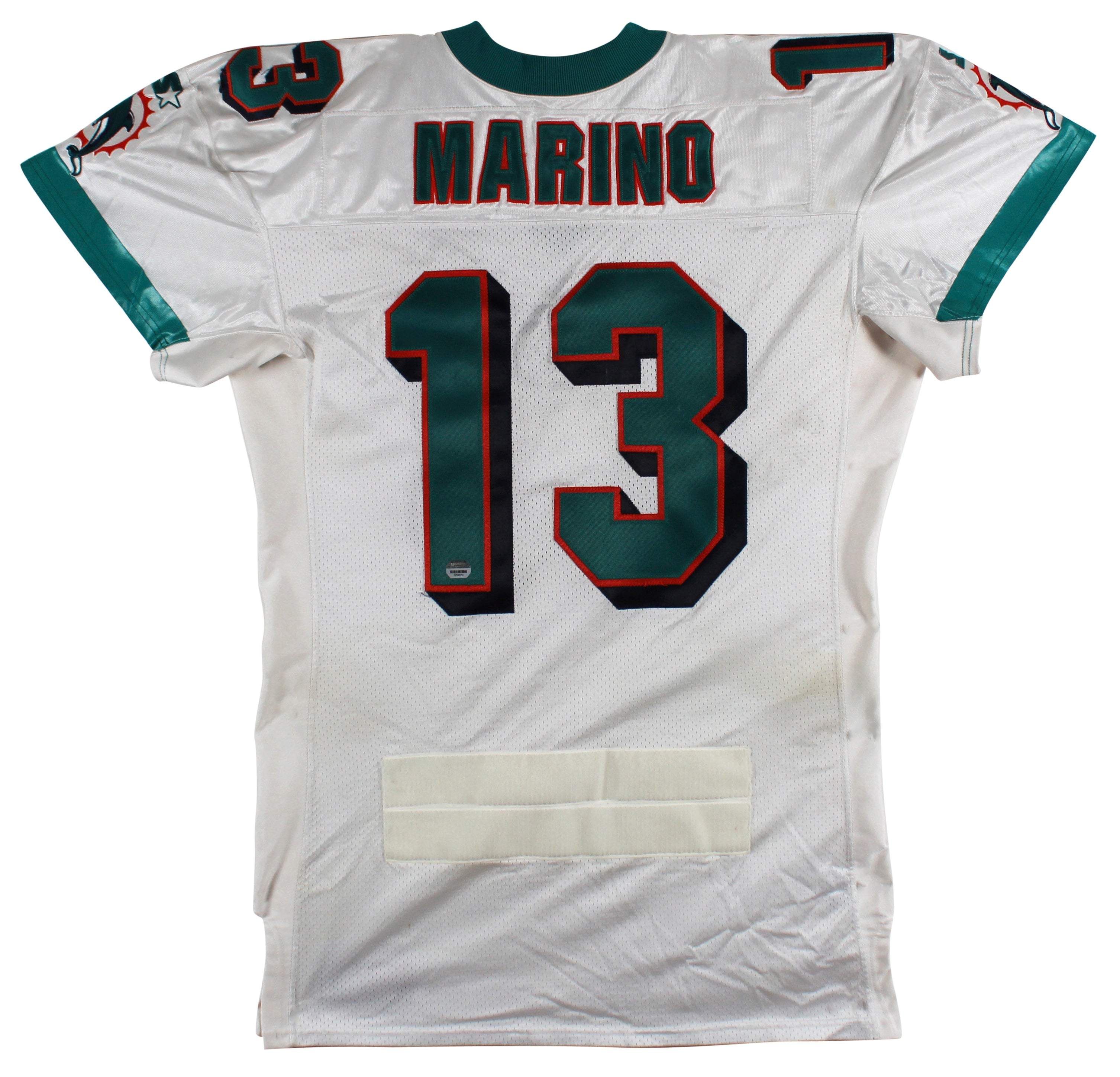 Dolphins Dan Marino 1998 Game Worn White Starter Size 54 Jersey Photomatched!