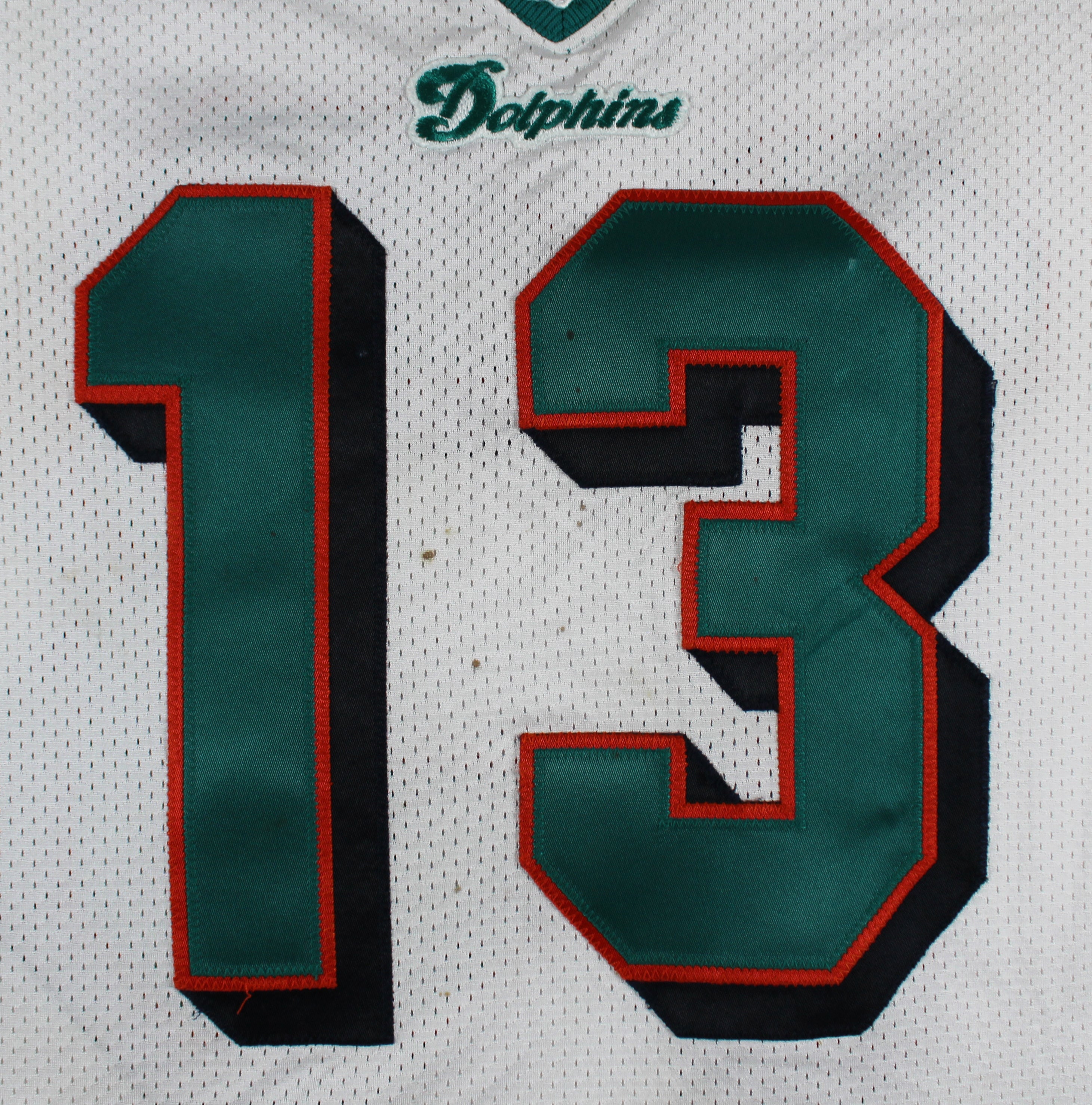 Dolphins Dan Marino 1998 Game Worn White Starter Size 54 Jersey Photomatched!