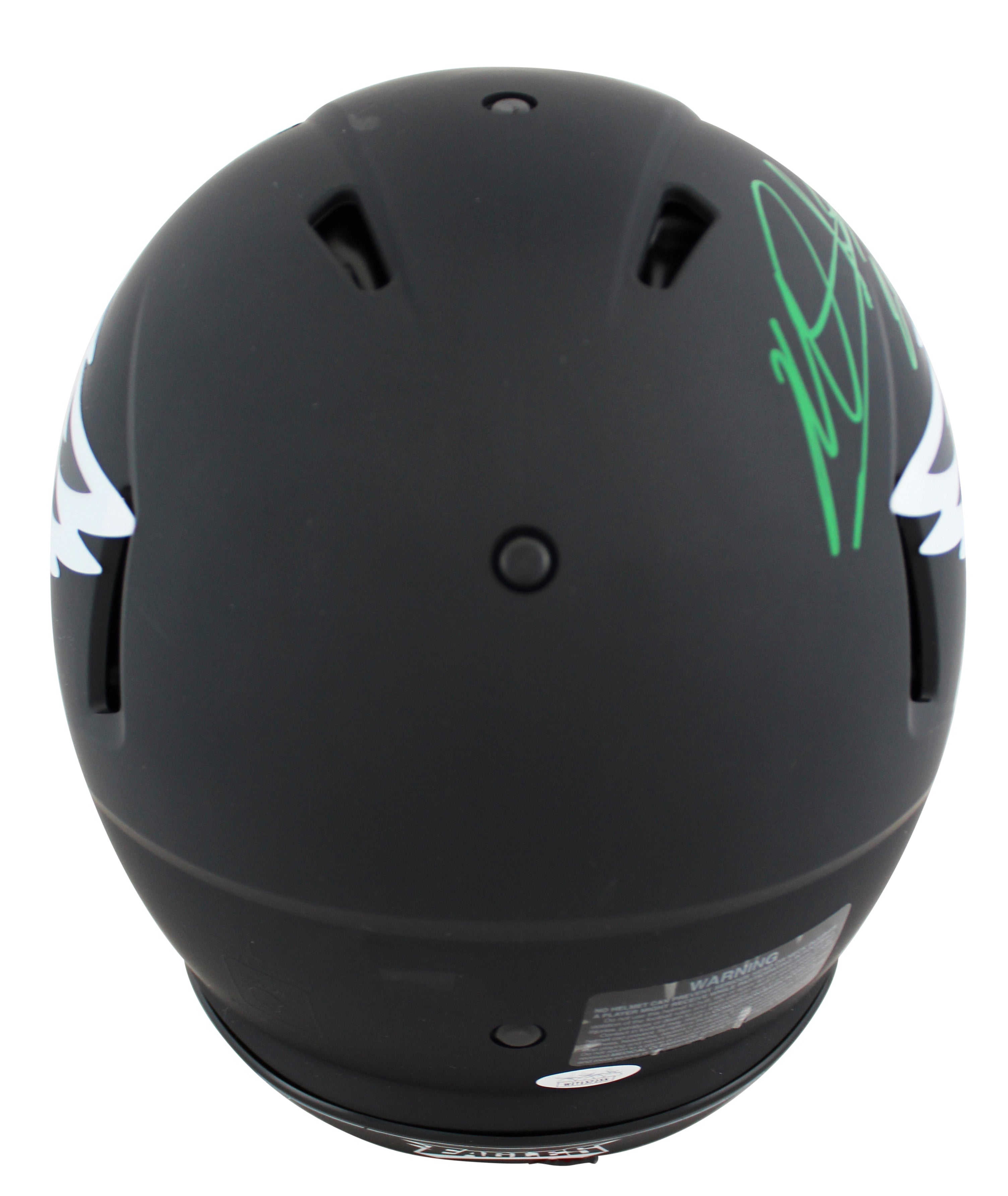 Eagles Miles Sanders Signed Eclipse Full Size Speed Proline Helmet JSA Witness