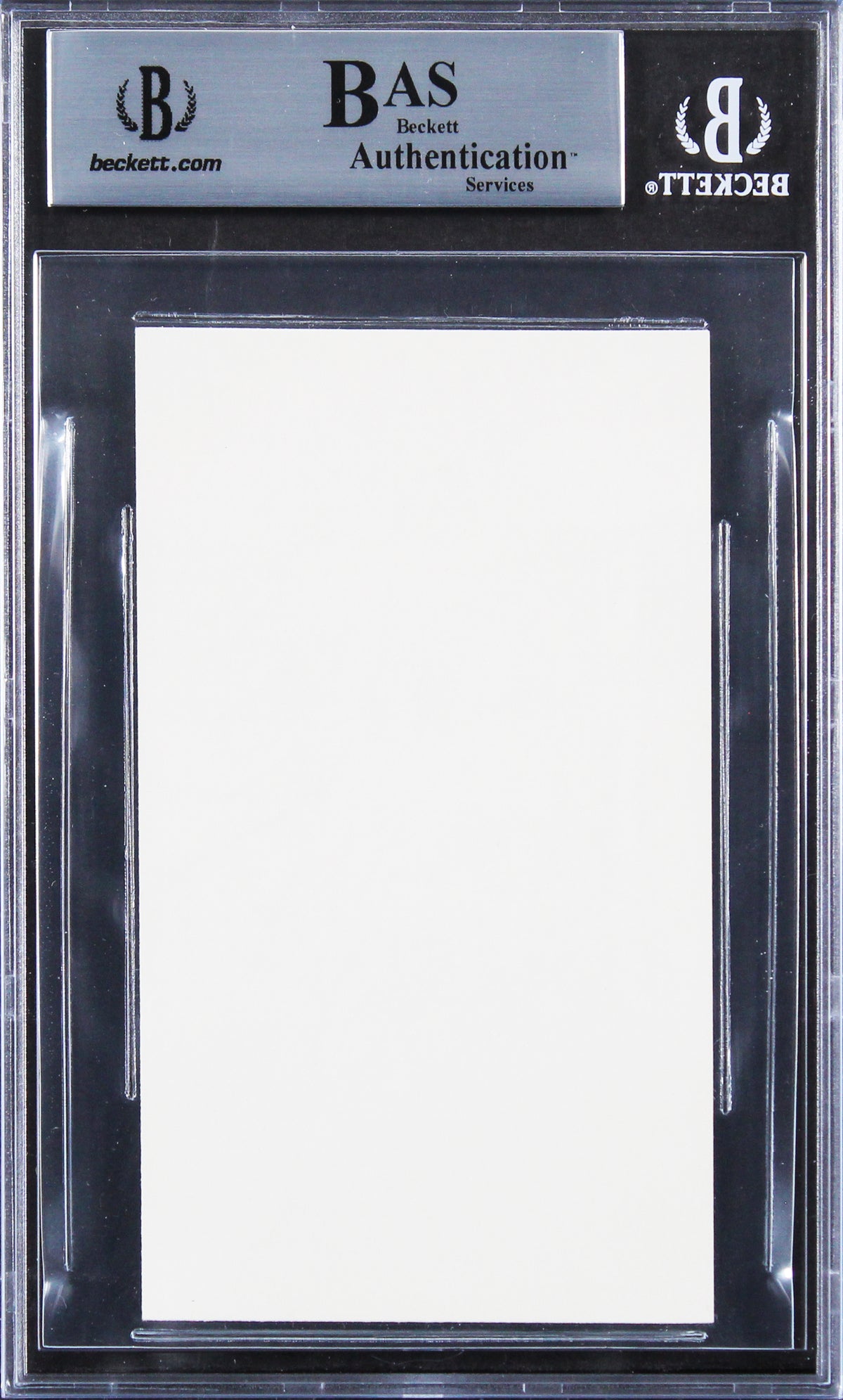 George Takei Star Trek: The Original Series Signed 3x5 Index Card BAS Slabbed