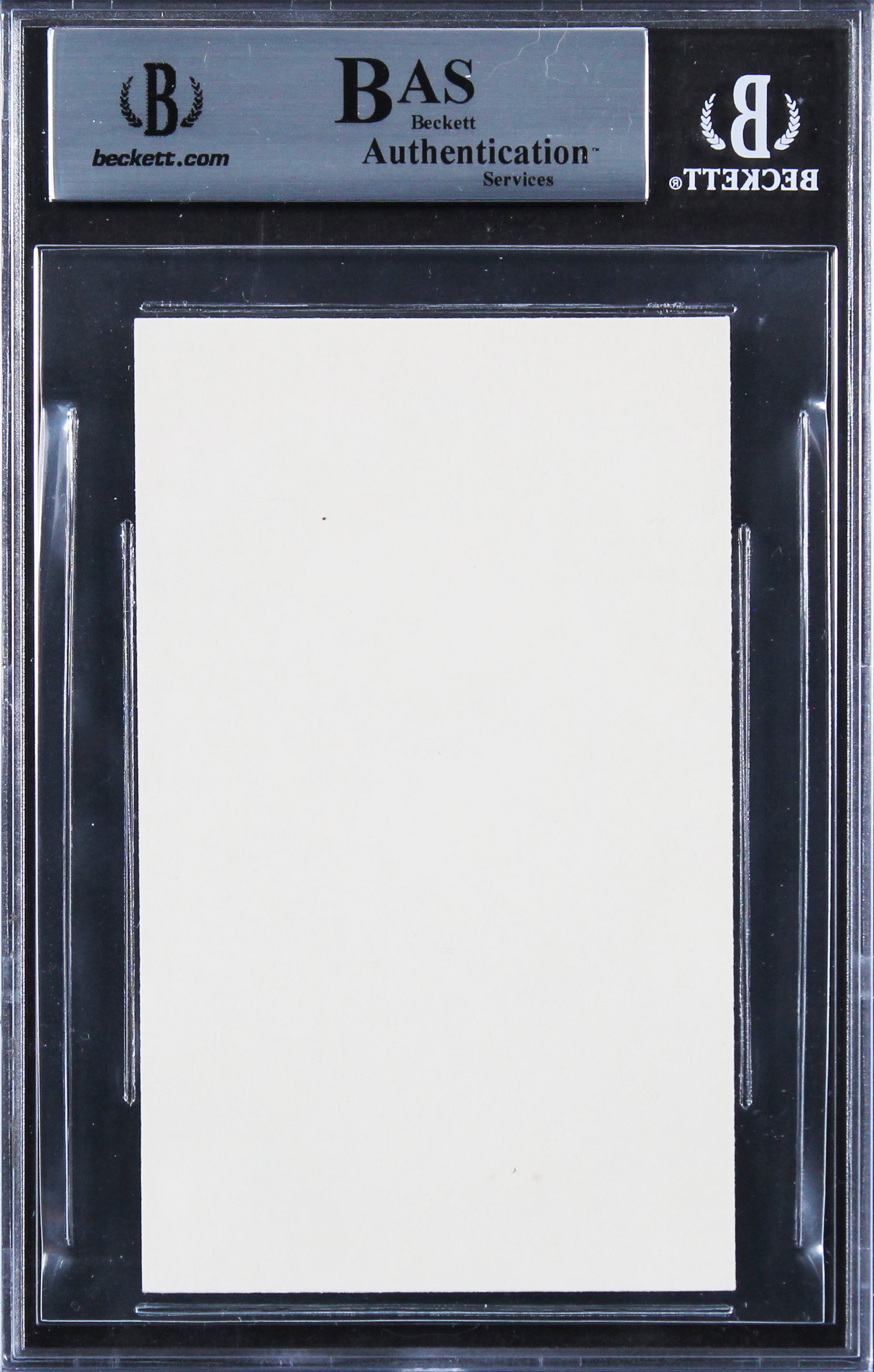 Gregory Peck To Kill a Mockingbird Authentic Signed 3x5 Index Card BAS Slabbed