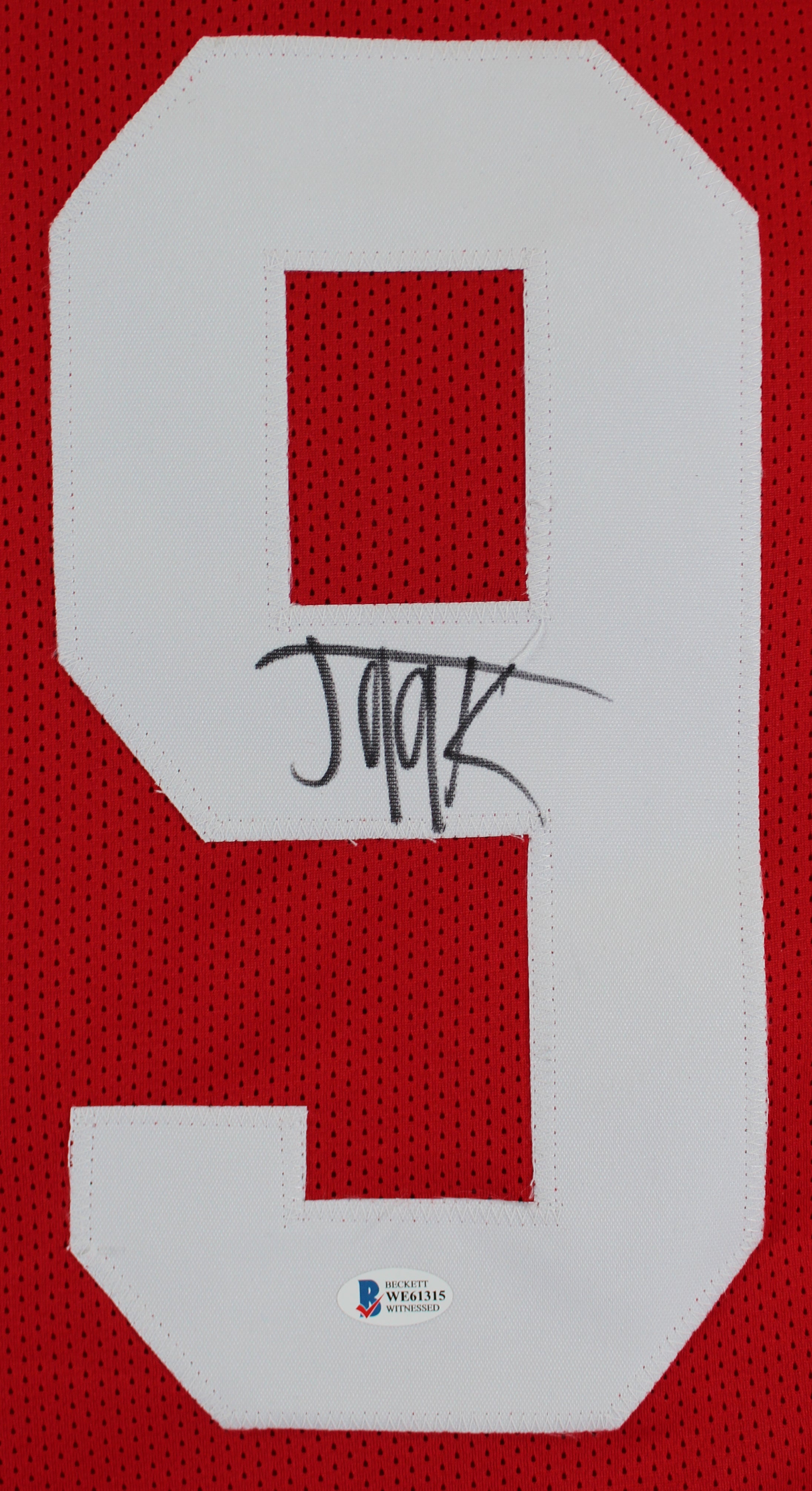 Javon Kinlaw Authentic Signed Red Pro Style Jersey Autographed BAS Witnessed