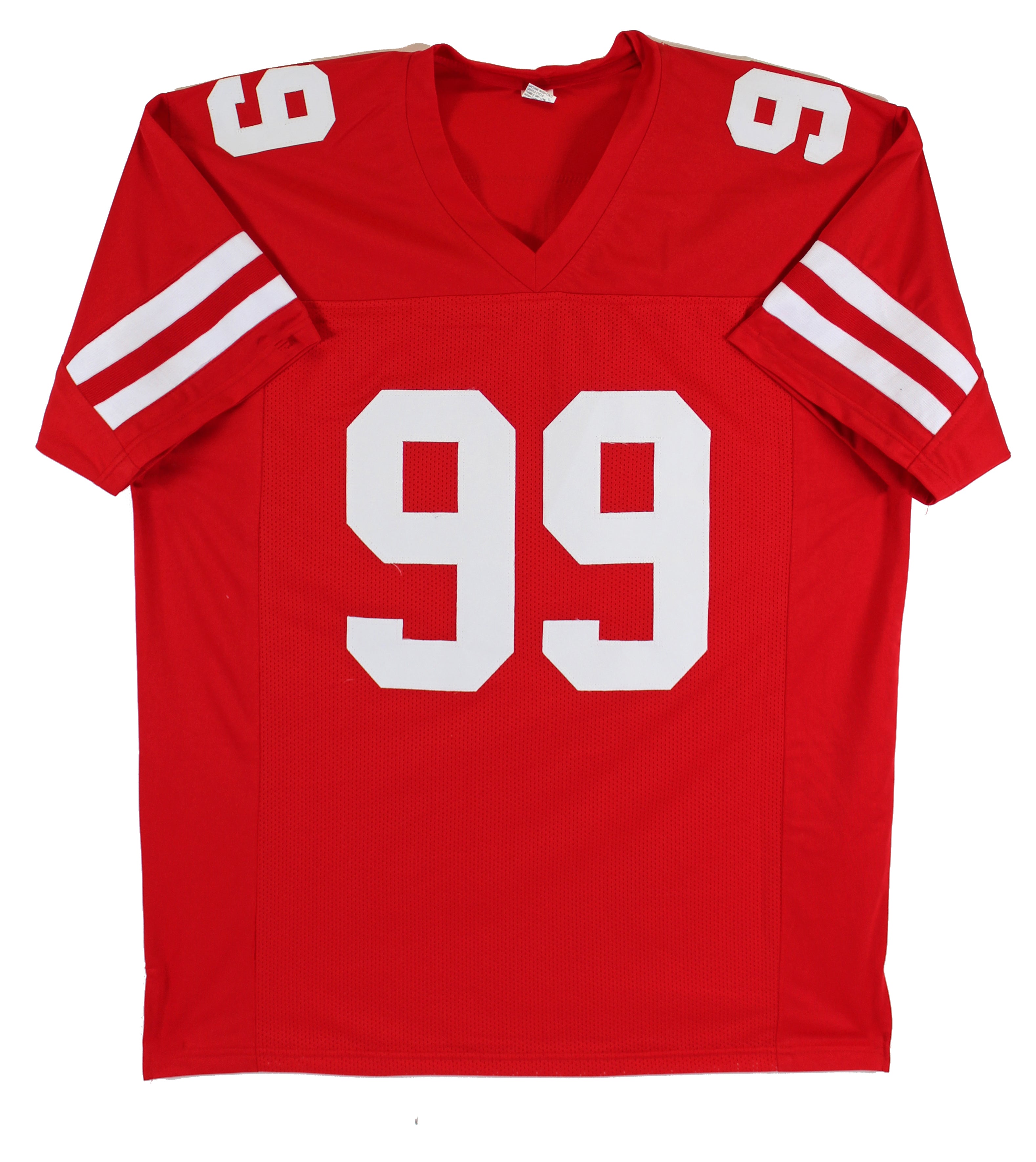 Javon Kinlaw Authentic Signed Red Pro Style Jersey Autographed BAS Witnessed