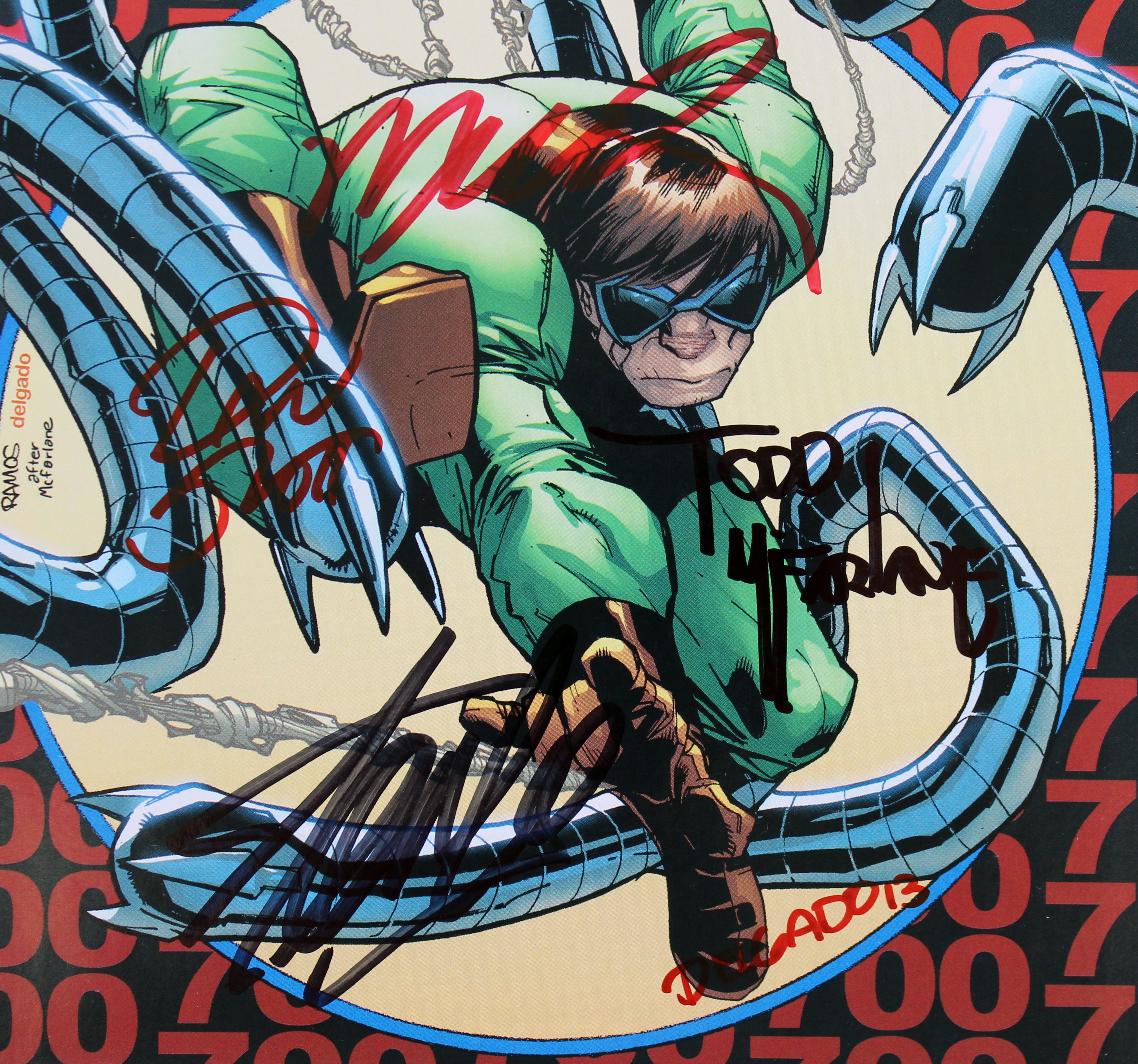 (5) Stan Lee, McFarlane +3 Signed The Amazing Spider-Man #700 Variant Comic JSA