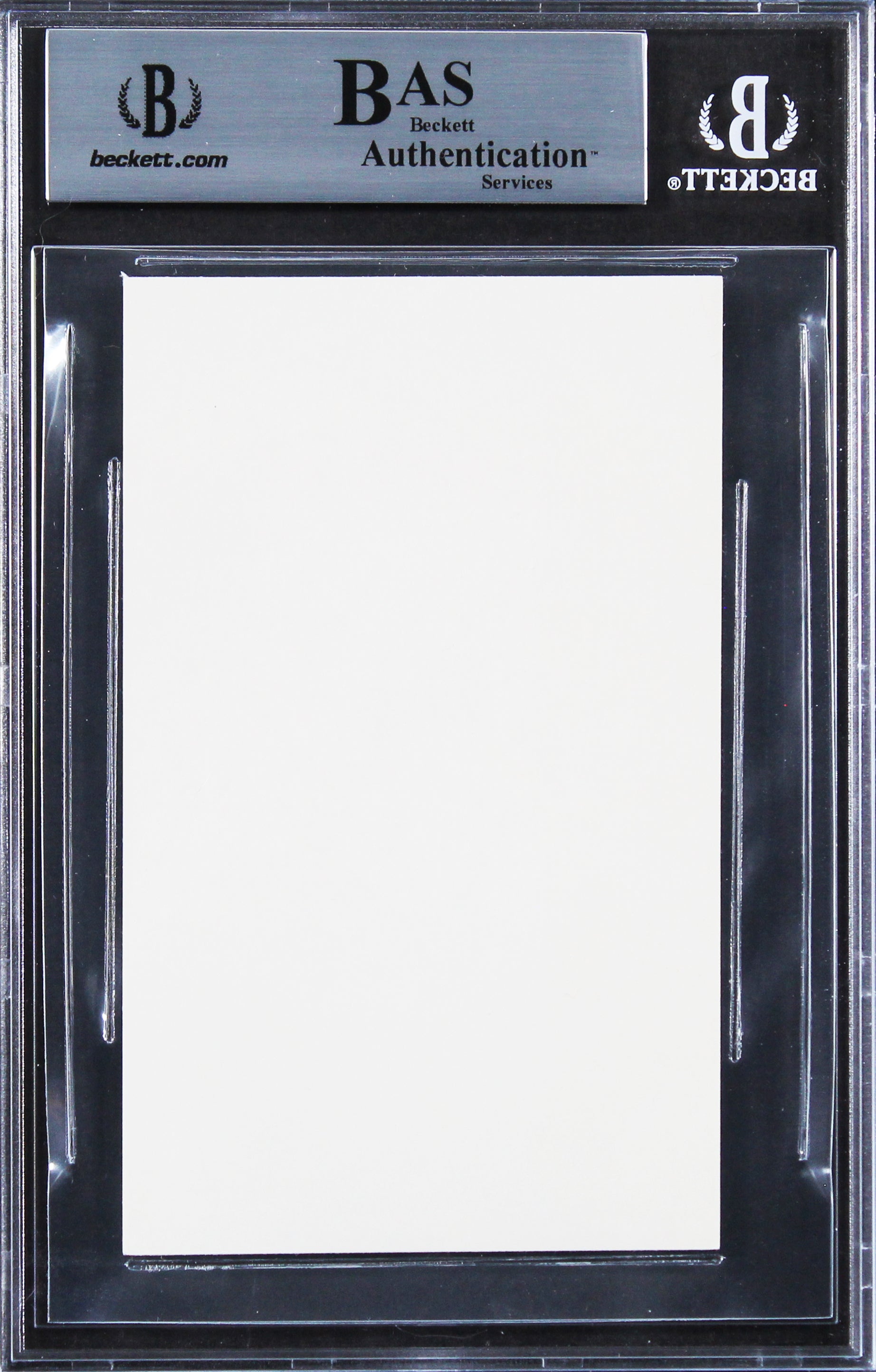 Roy Scheider Jaws "1993" Authentic Signed 3x5 Index Card BAS Slabbed