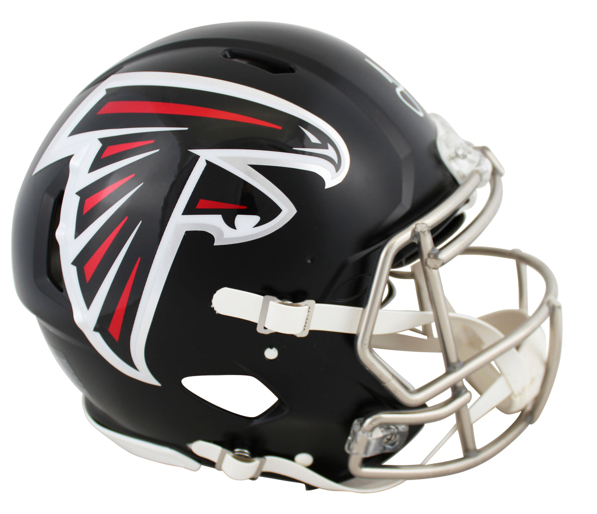 Falcons Julio Jones Authentic Signed Full Size Speed Proline Helmet BAS Witness