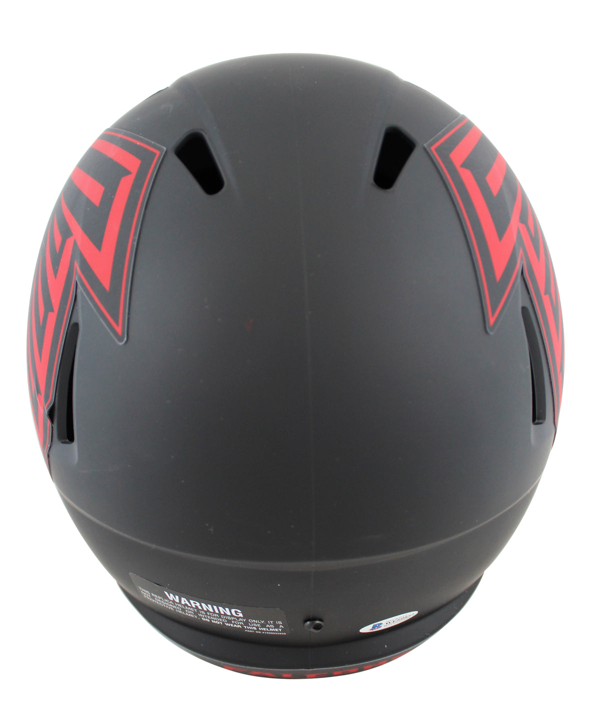 Falcons Julio Jones Signed Eclipse Full Size Speed Rep Helmet BAS Witnessed