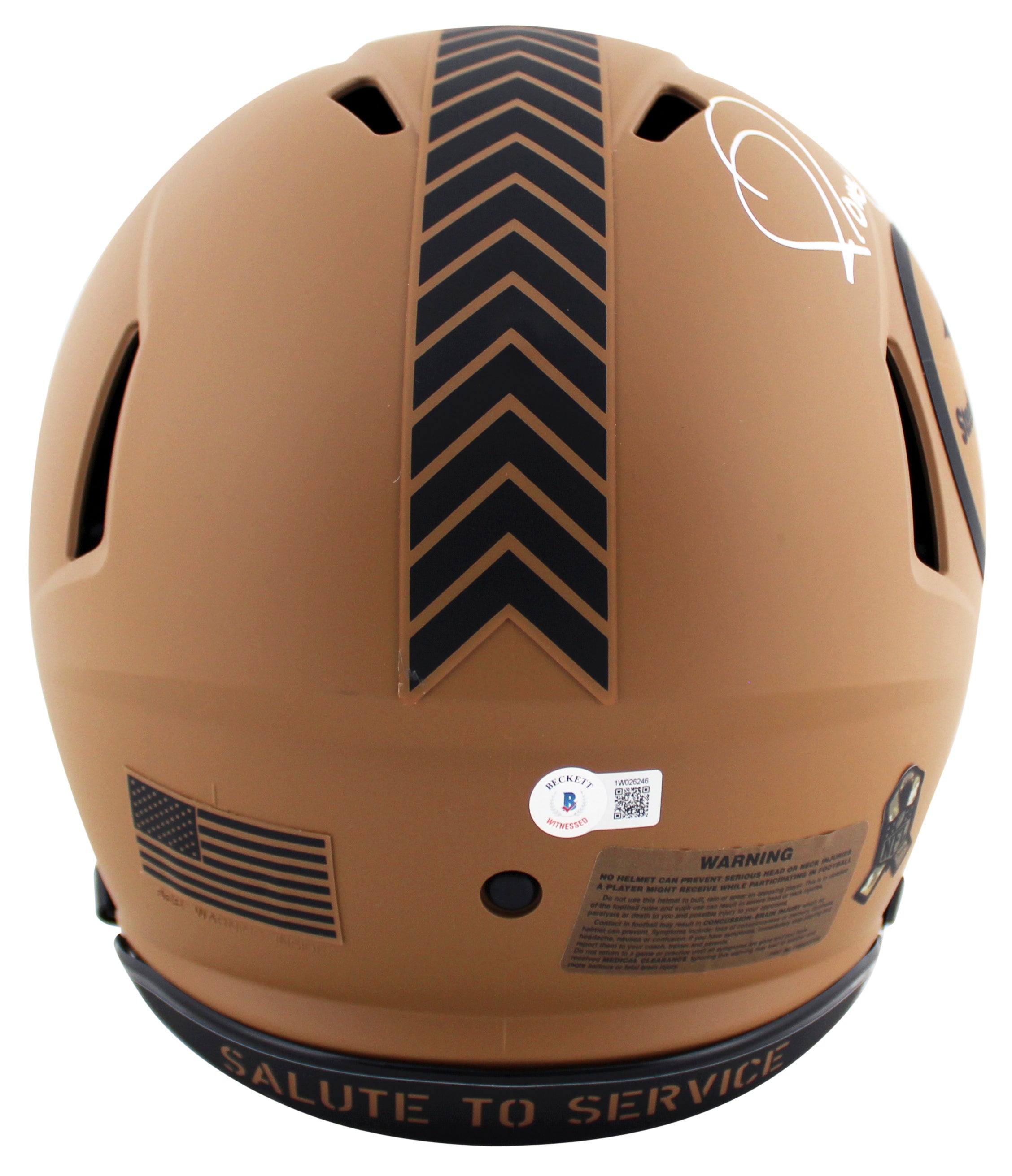 Steelers Jerome Bettis Signed STS II Full Size Speed Proline Helmet BAS Witness