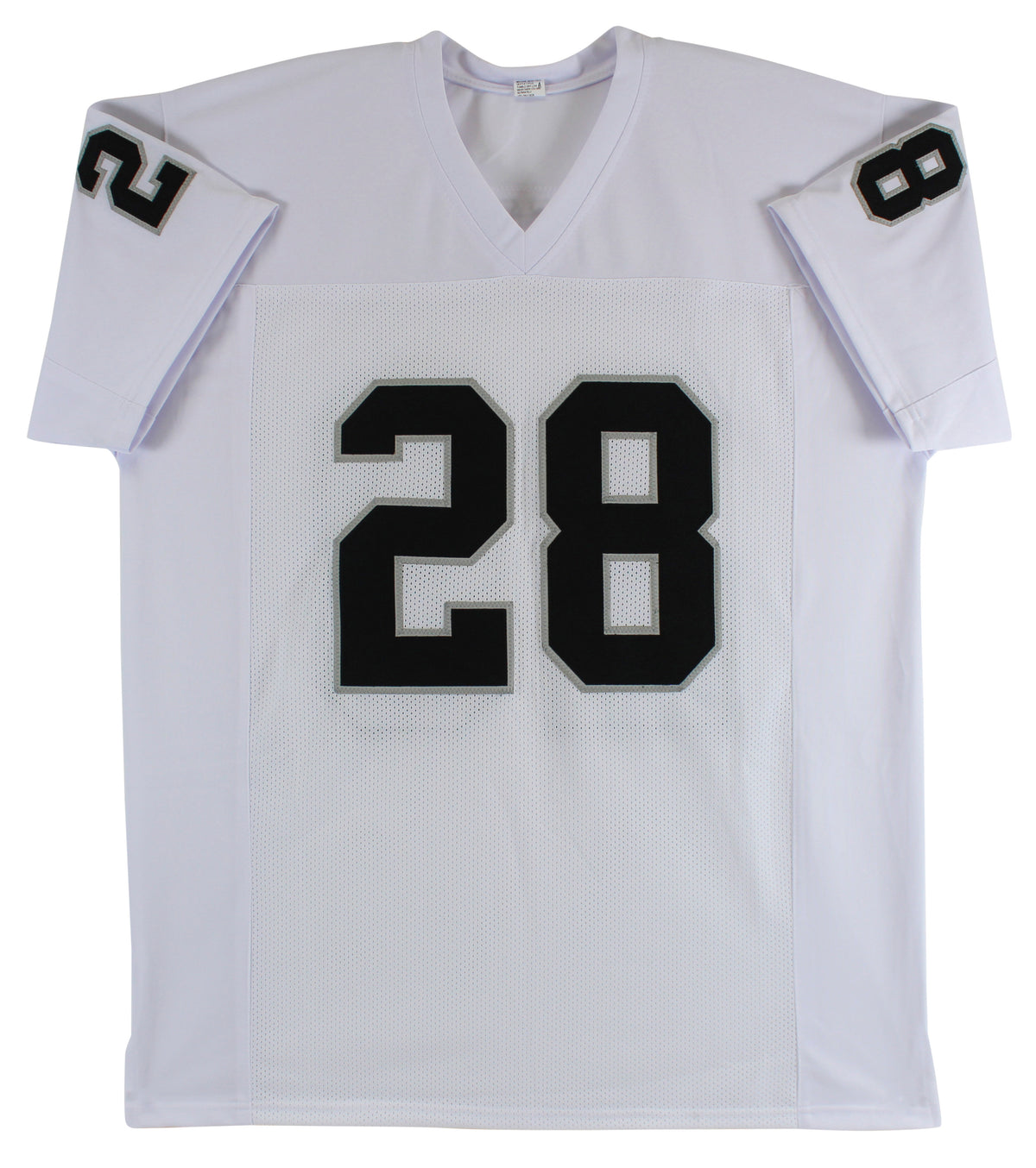 Josh Jacobs Authentic Signed White Pro Style Jersey Autographed BAS Witnessed