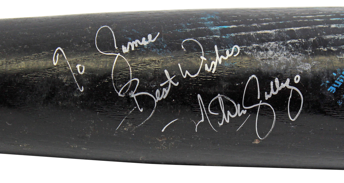 Athletics Mike Gallego Signed Game Used Rawlings Adirondack Bat BAS #X71299