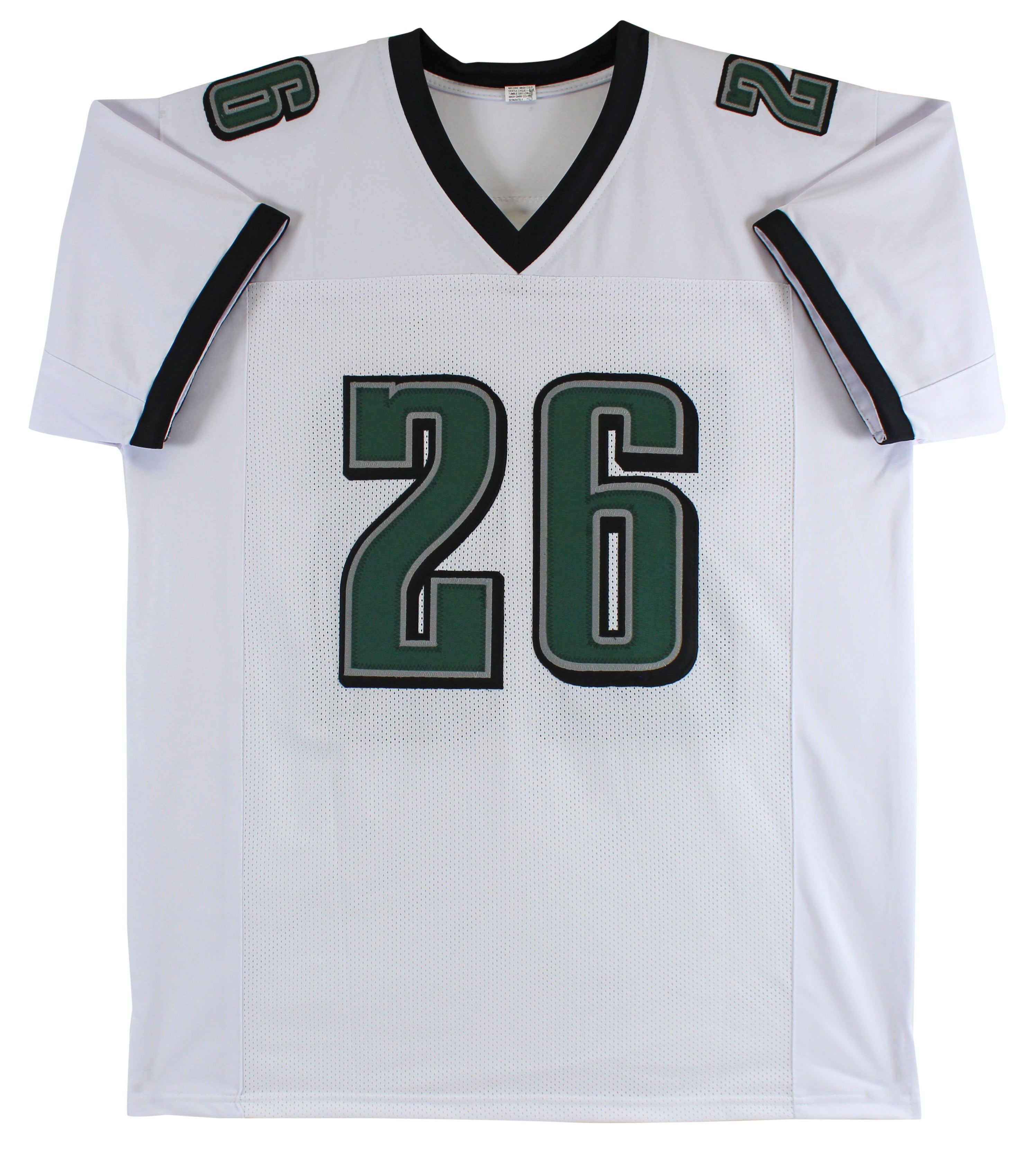 Miles Sanders Authentic Signed White Pro Style Jersey Autographed BAS Witnessed